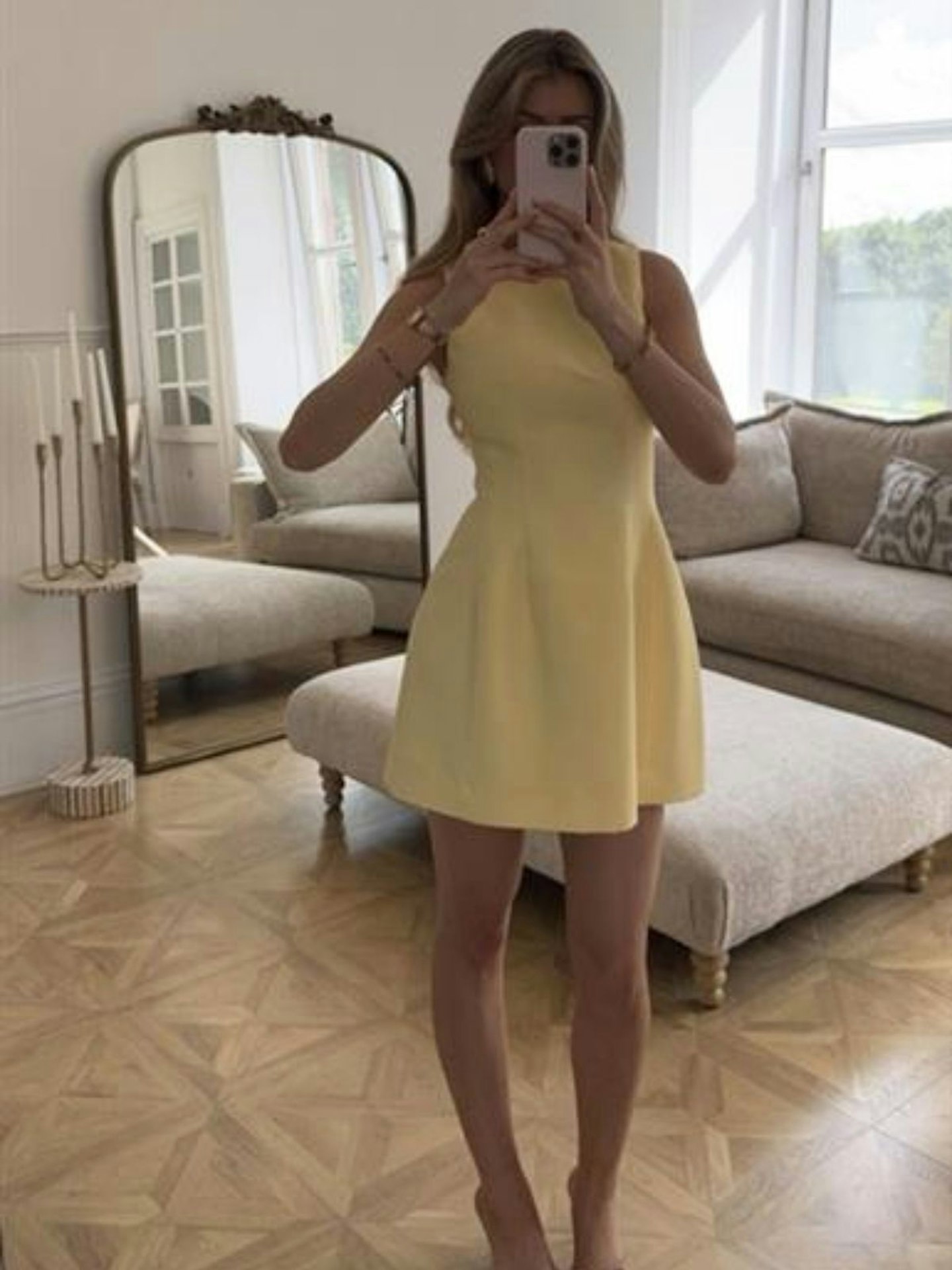 Zara Butter Yellow Dress