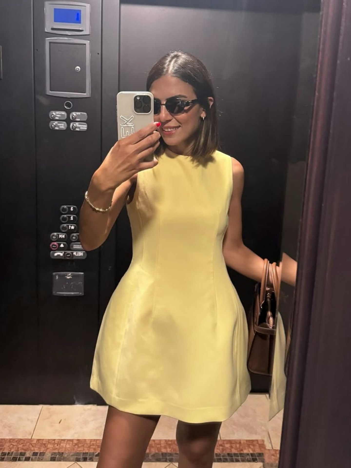Zara Butter Yellow Dress
