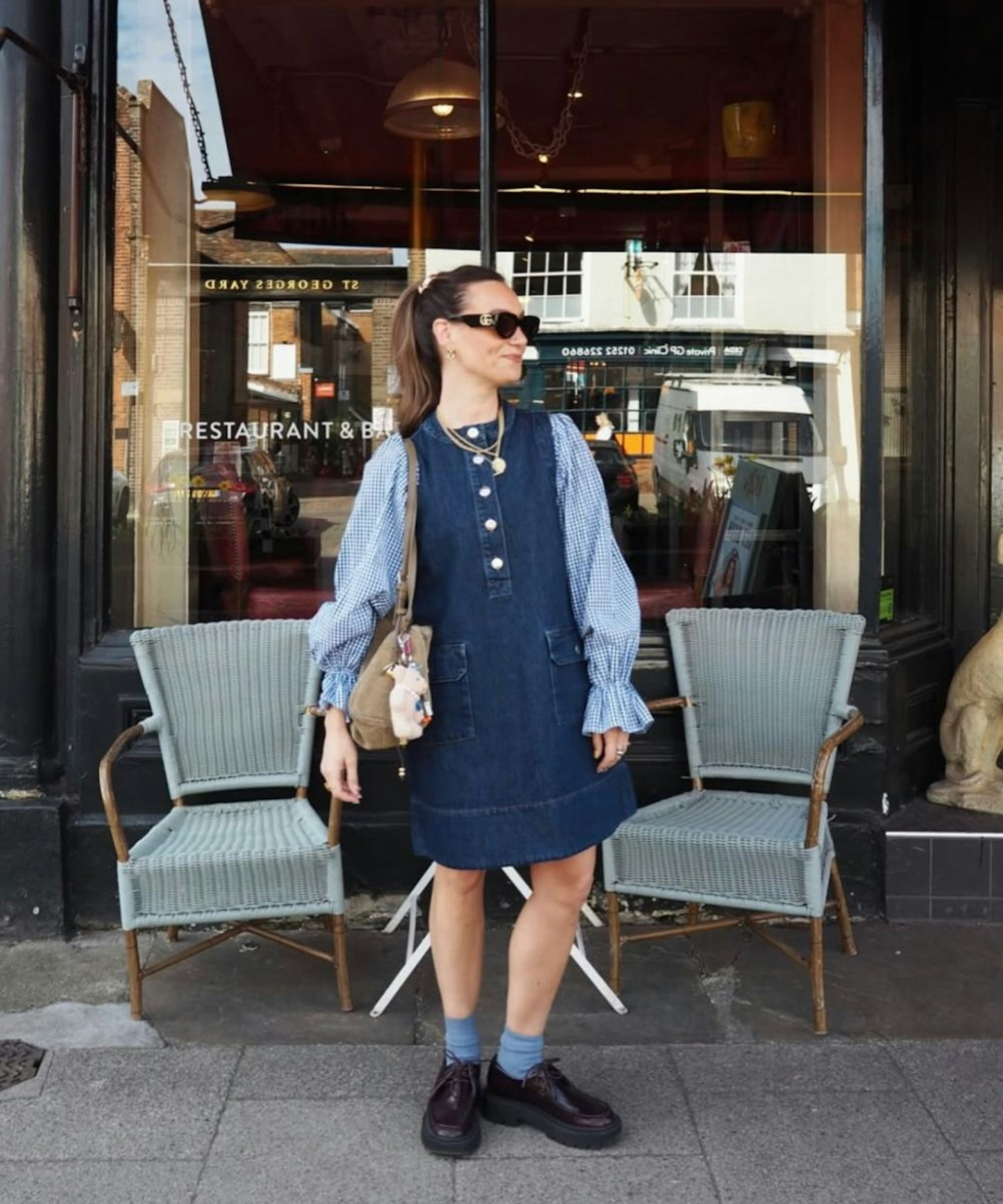 aligne dress influencer