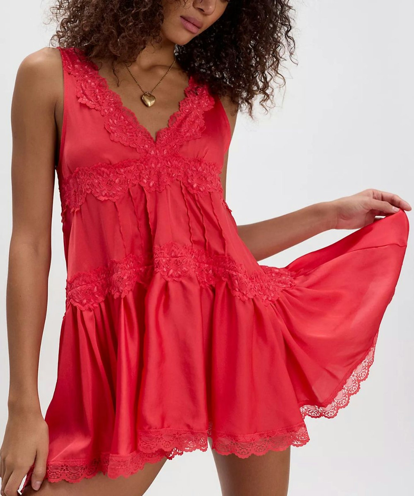 In This Groove Mini Slip, Poppy Red