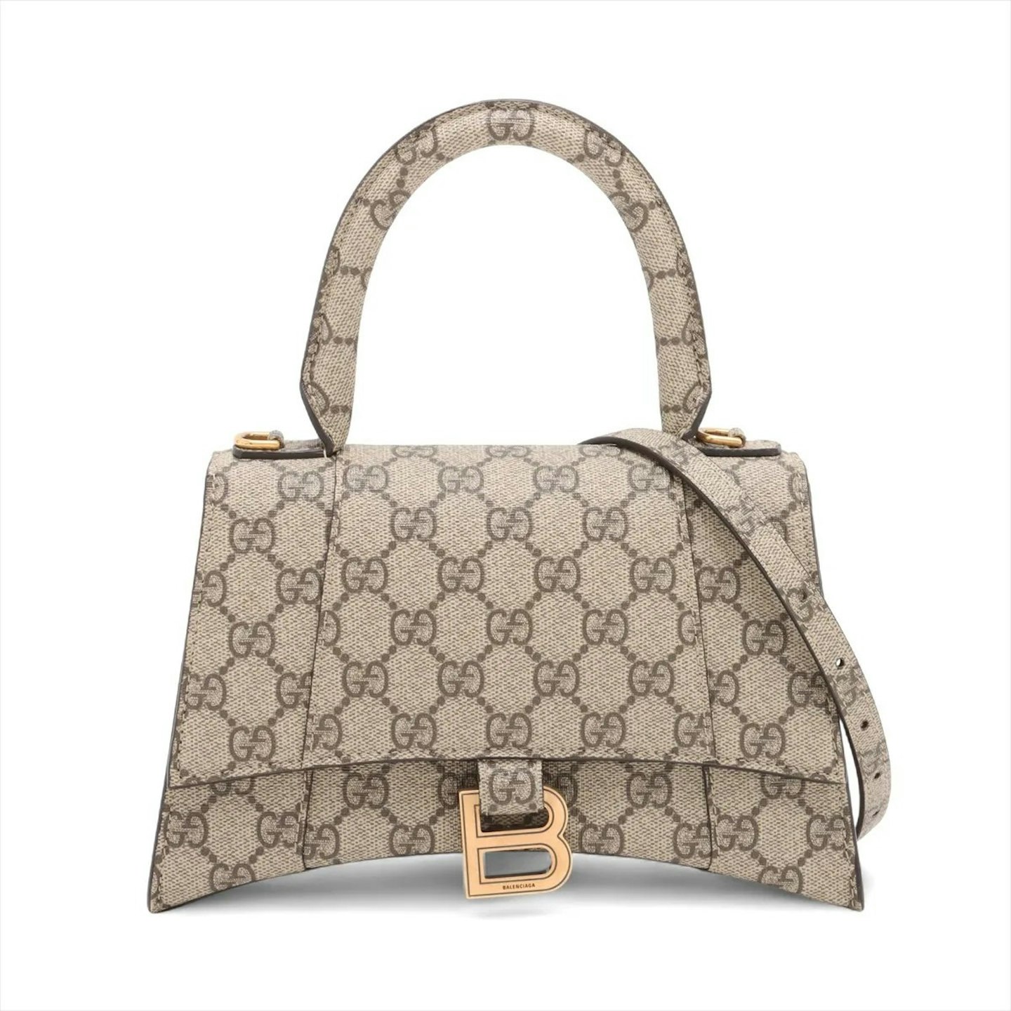 Gucci X Balenciaga Monochrome Hourglass Bag