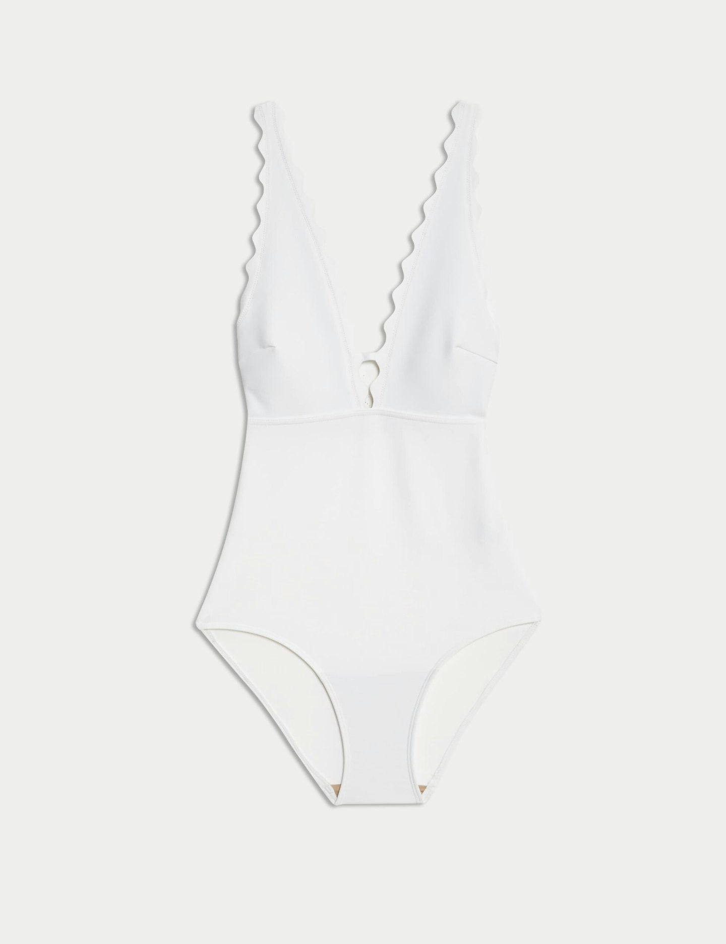 Chloé Broderie Anglaise Ruffled Swimsuit
