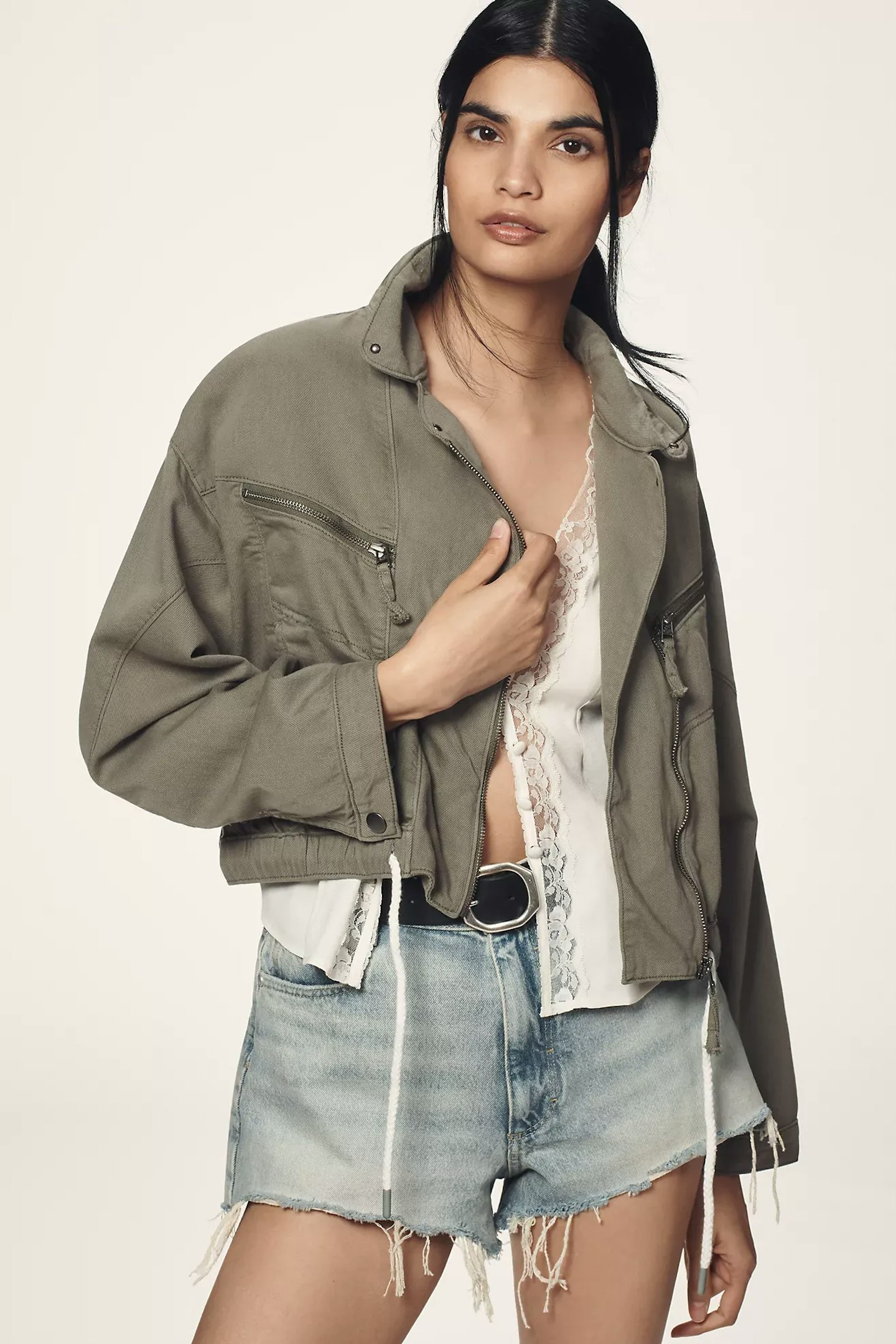 Anthropologie, Pilcro Tidal Moto Utility Jacket
