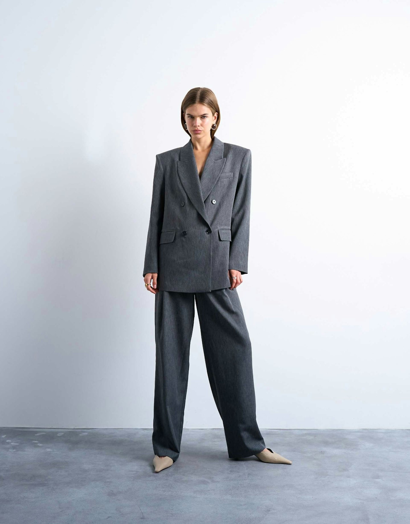 Topshop 80s Double Breasted Blazer 