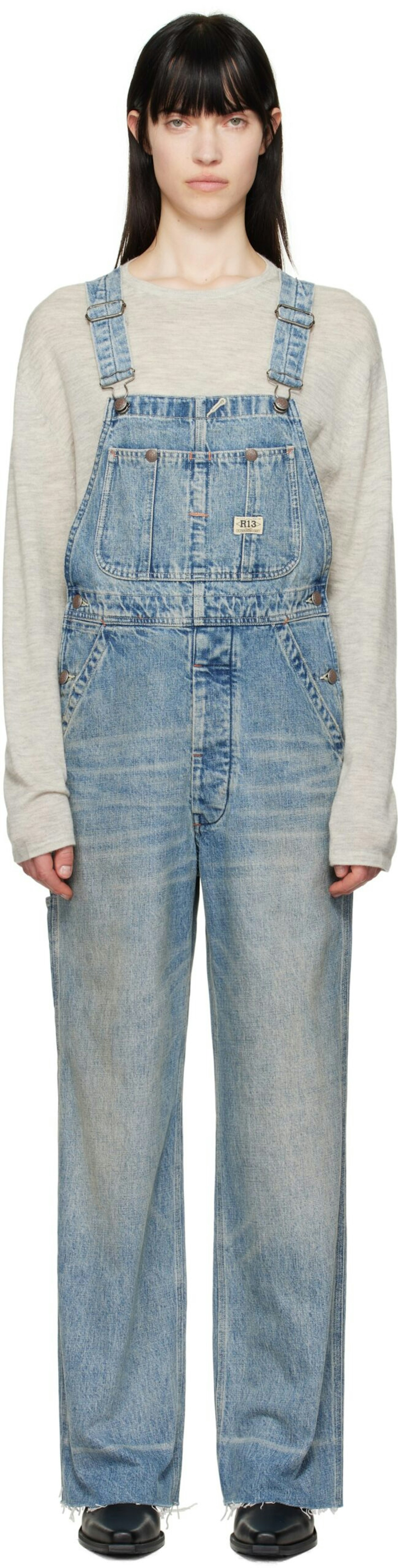 R13,Blue D'Arcy Overalls
