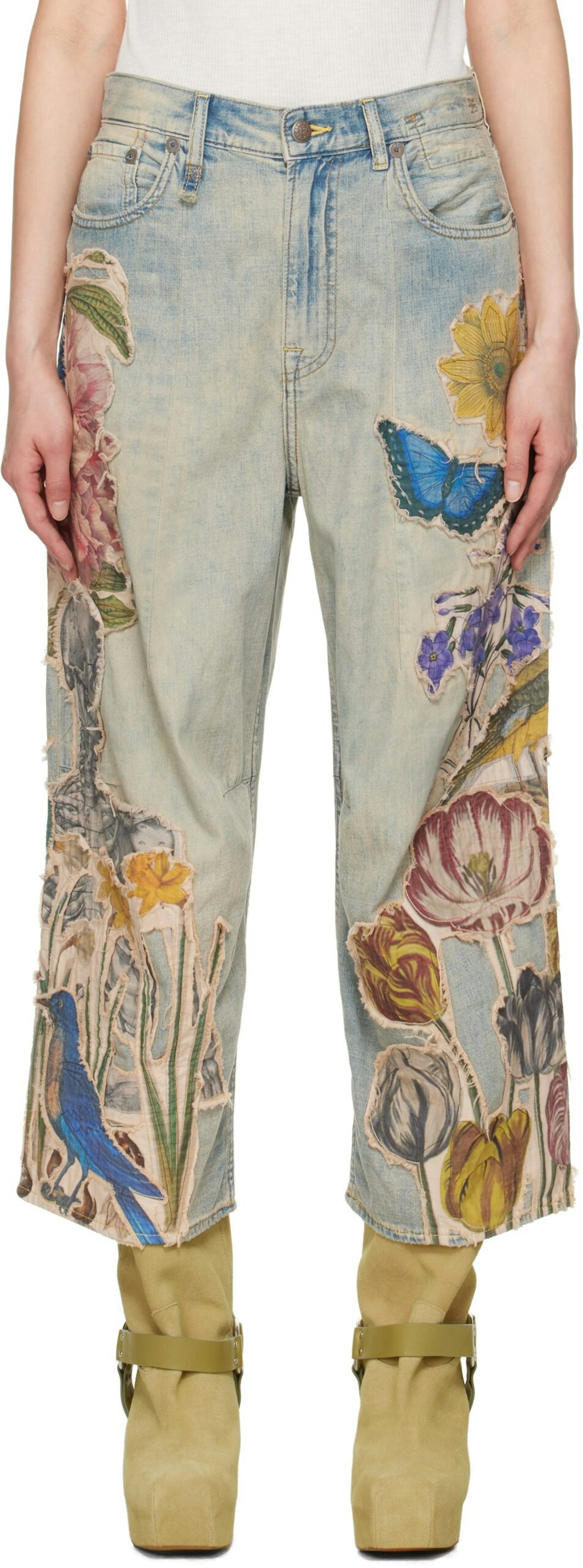 R13, Patchwork Jeans