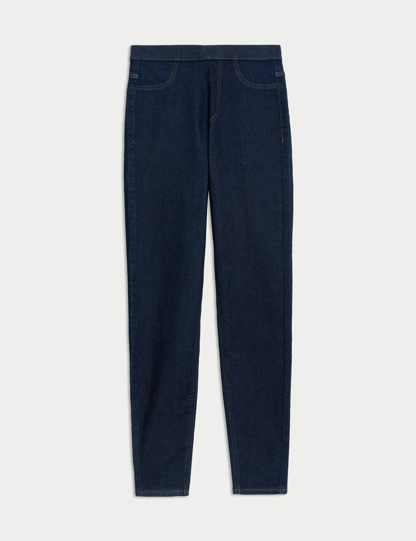 M&S, High Waisted Jeggings Indigo Mix