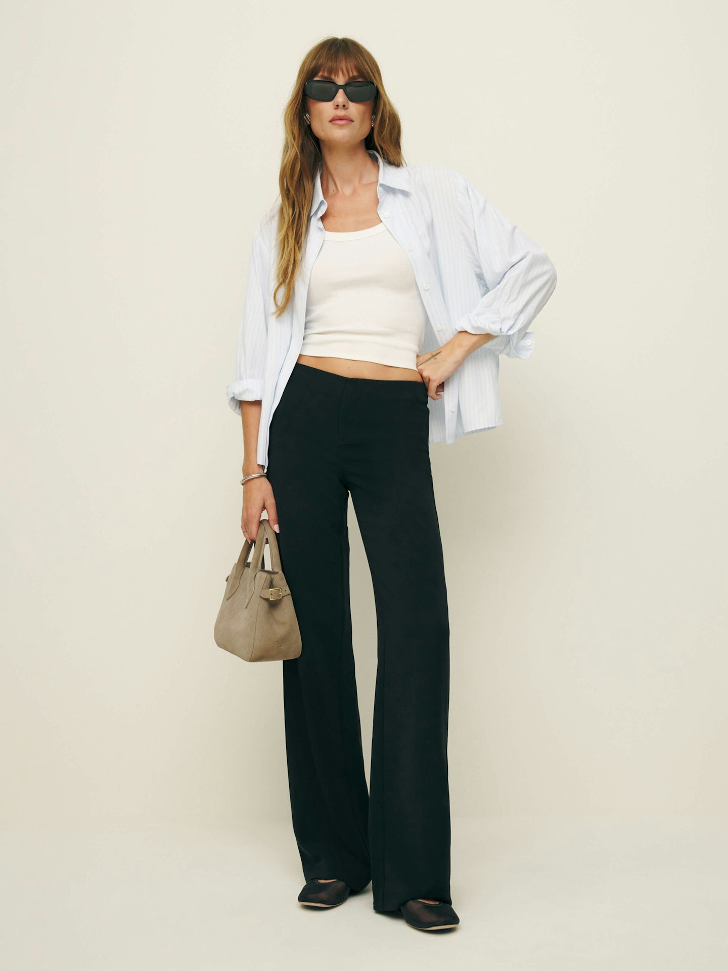 reformation, Vida Low Rise Trousers