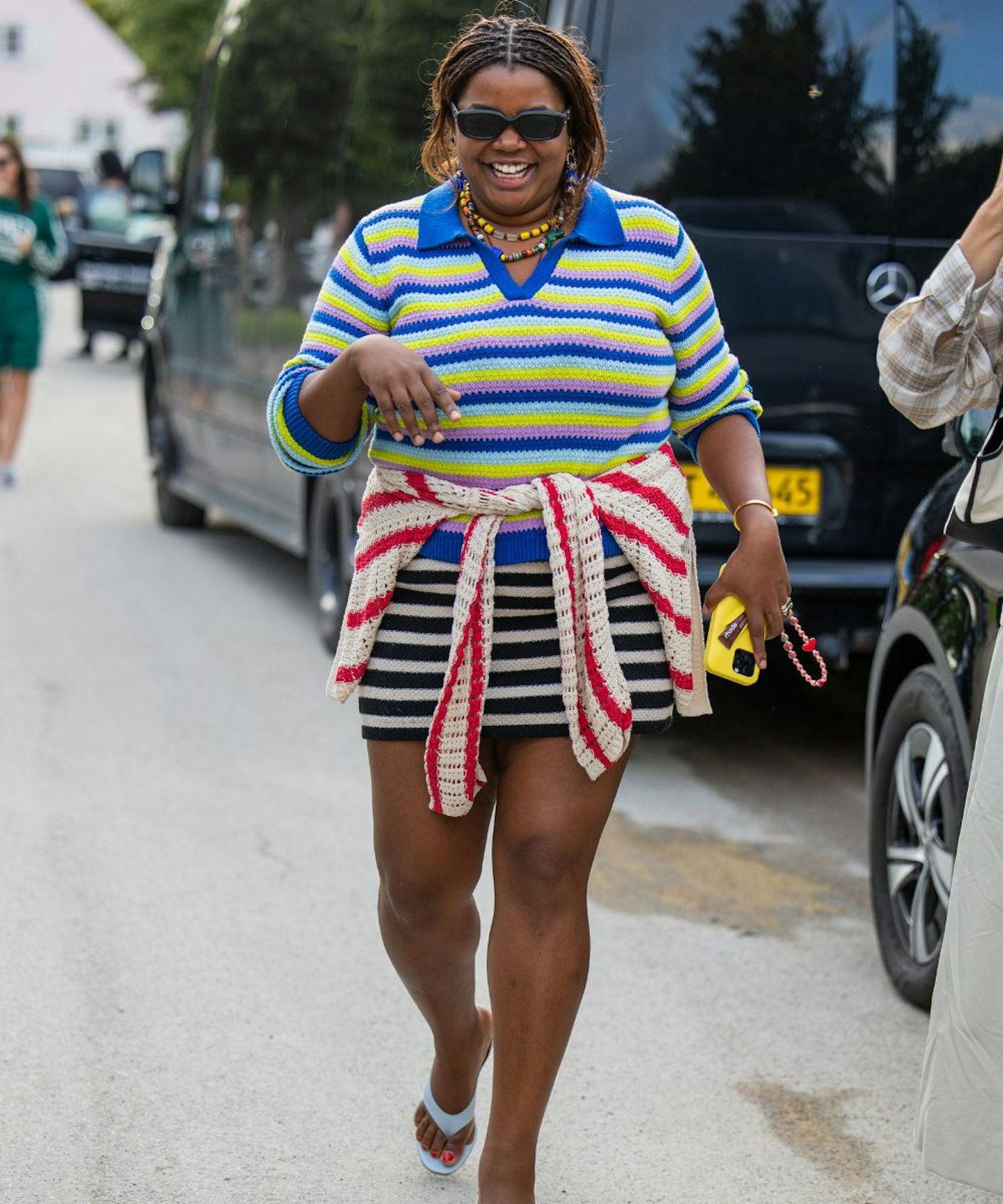 striped top