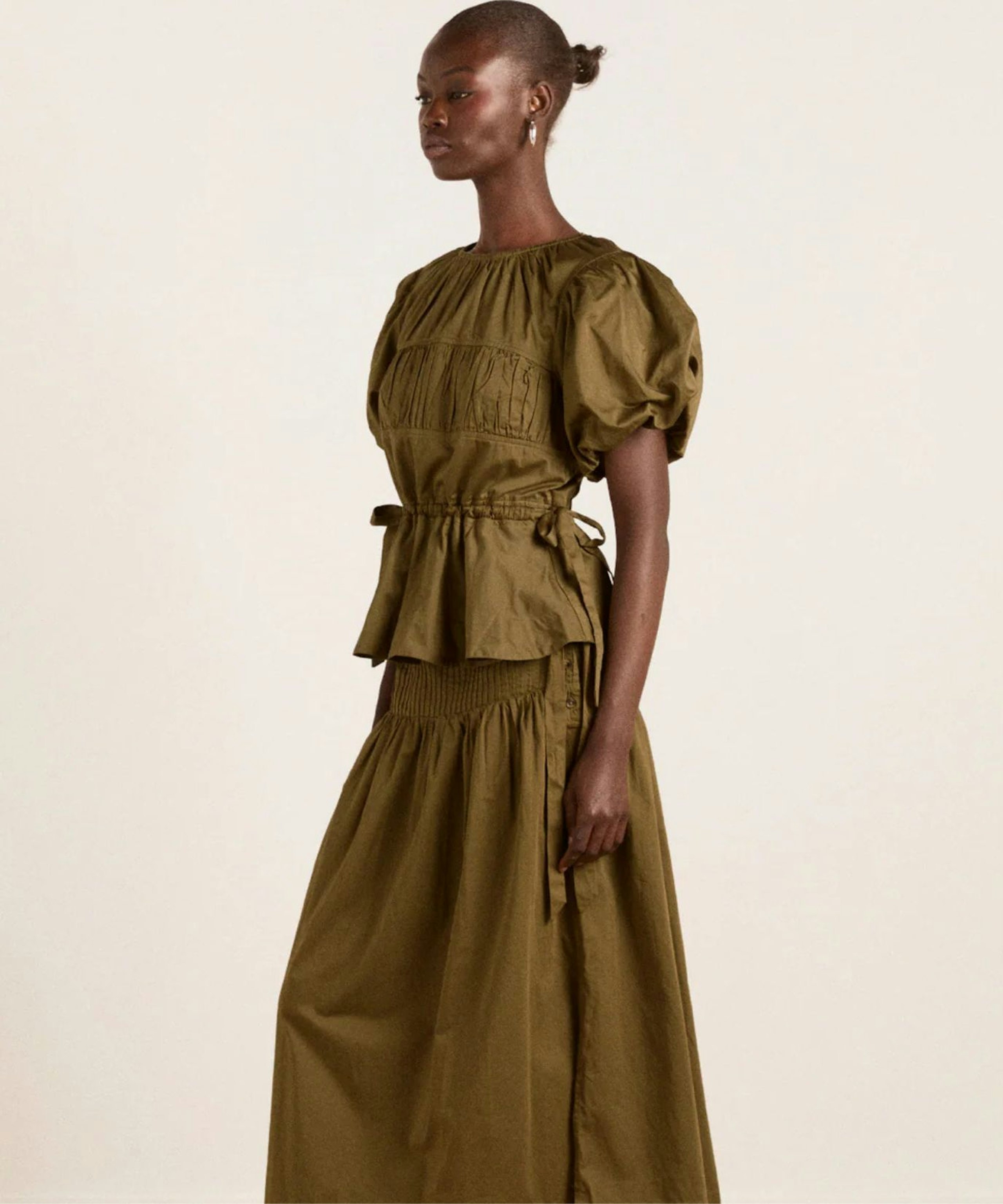 damson madder green silk dress Every Chic Woman I Know Is Wearing This Co-Ord For Autumn Web Collection: Mid Season Sale