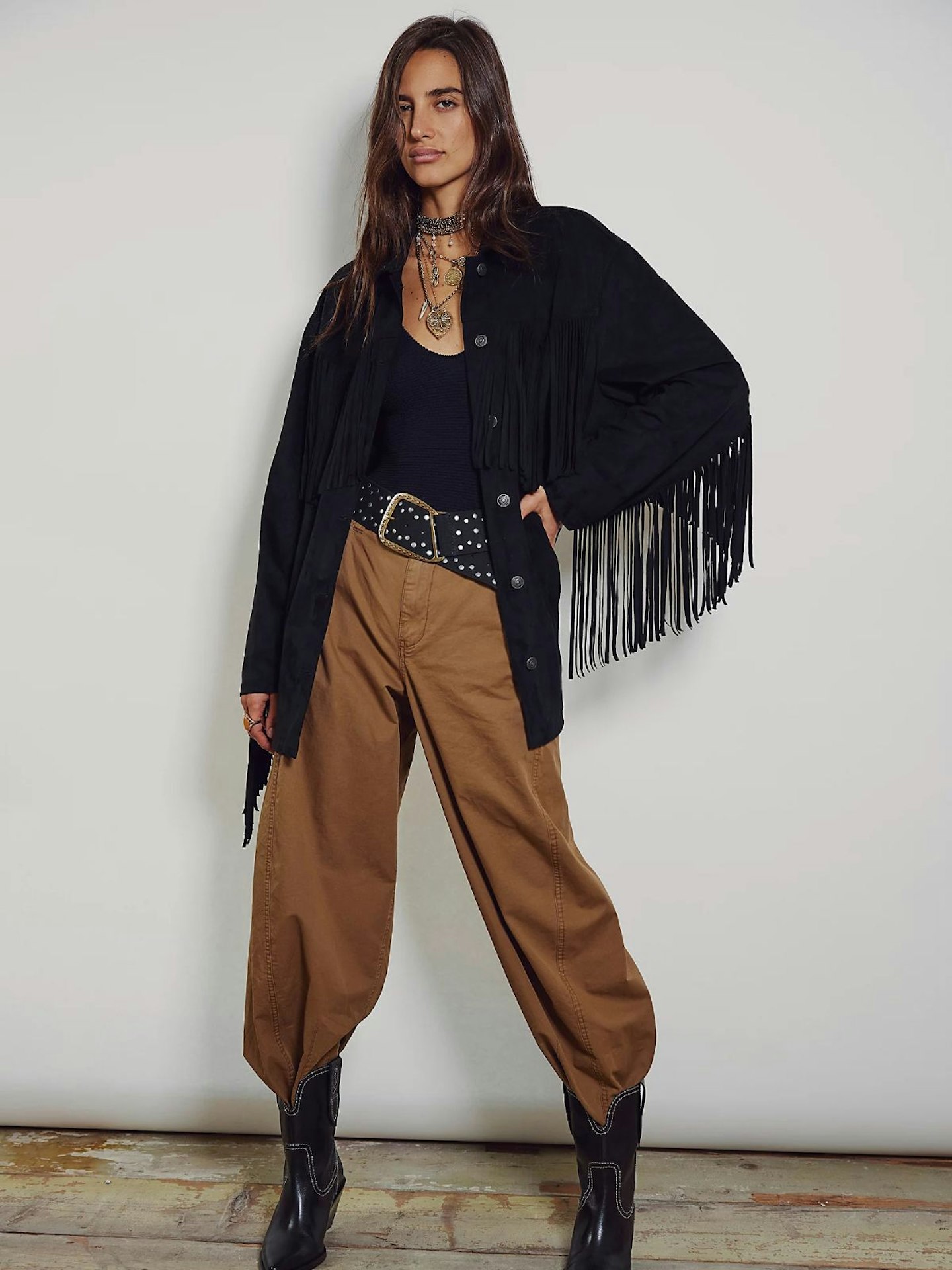 Free People, We Are The Free Fringe Out Vegan Suede Jacket