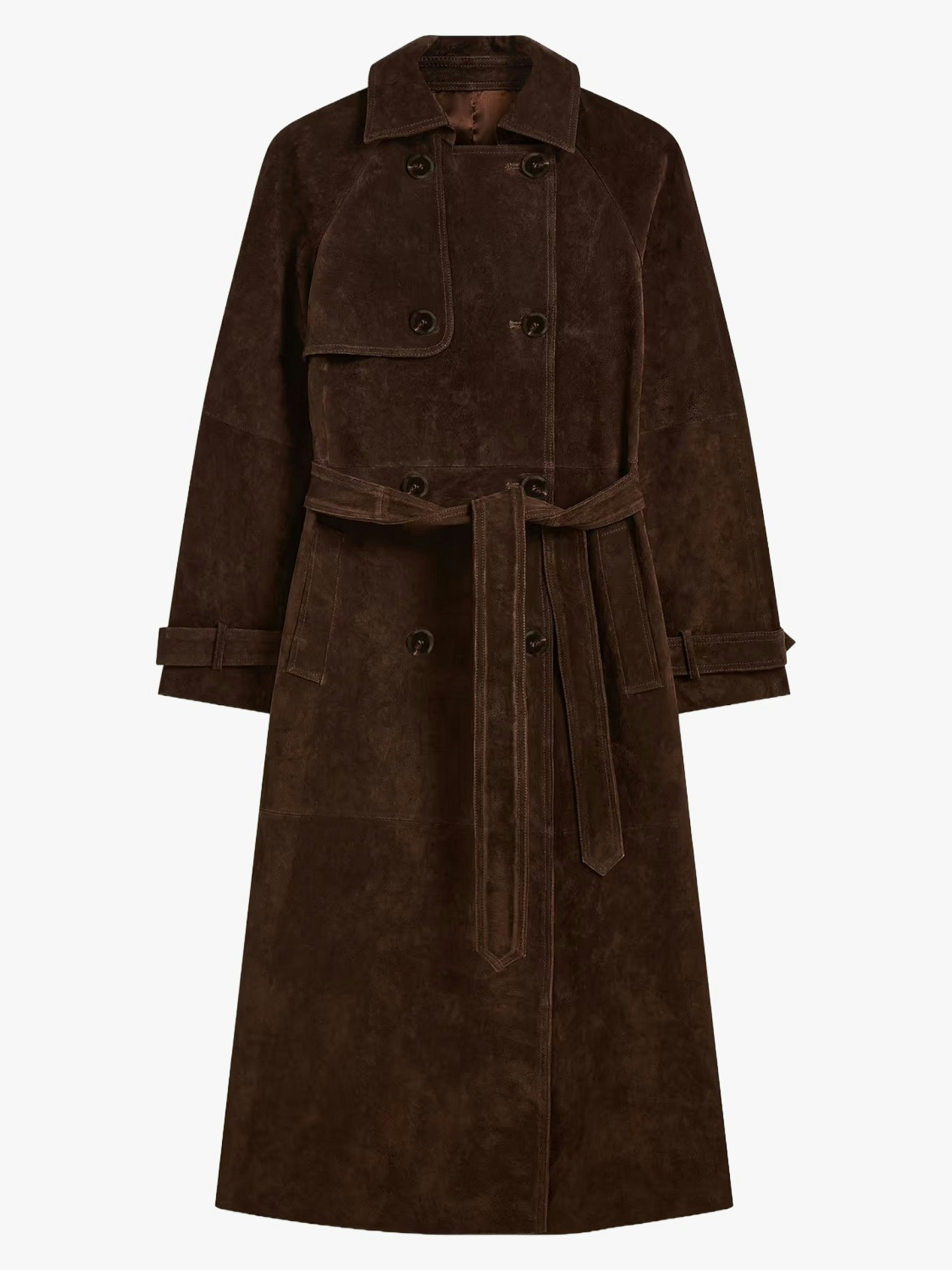 Rise & Fall, Suede Trench Coat