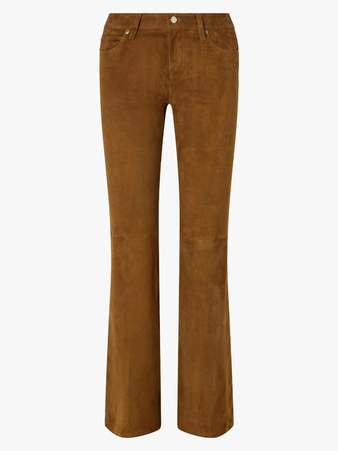 M&S, Faux Suede Straight Leg Trousers
