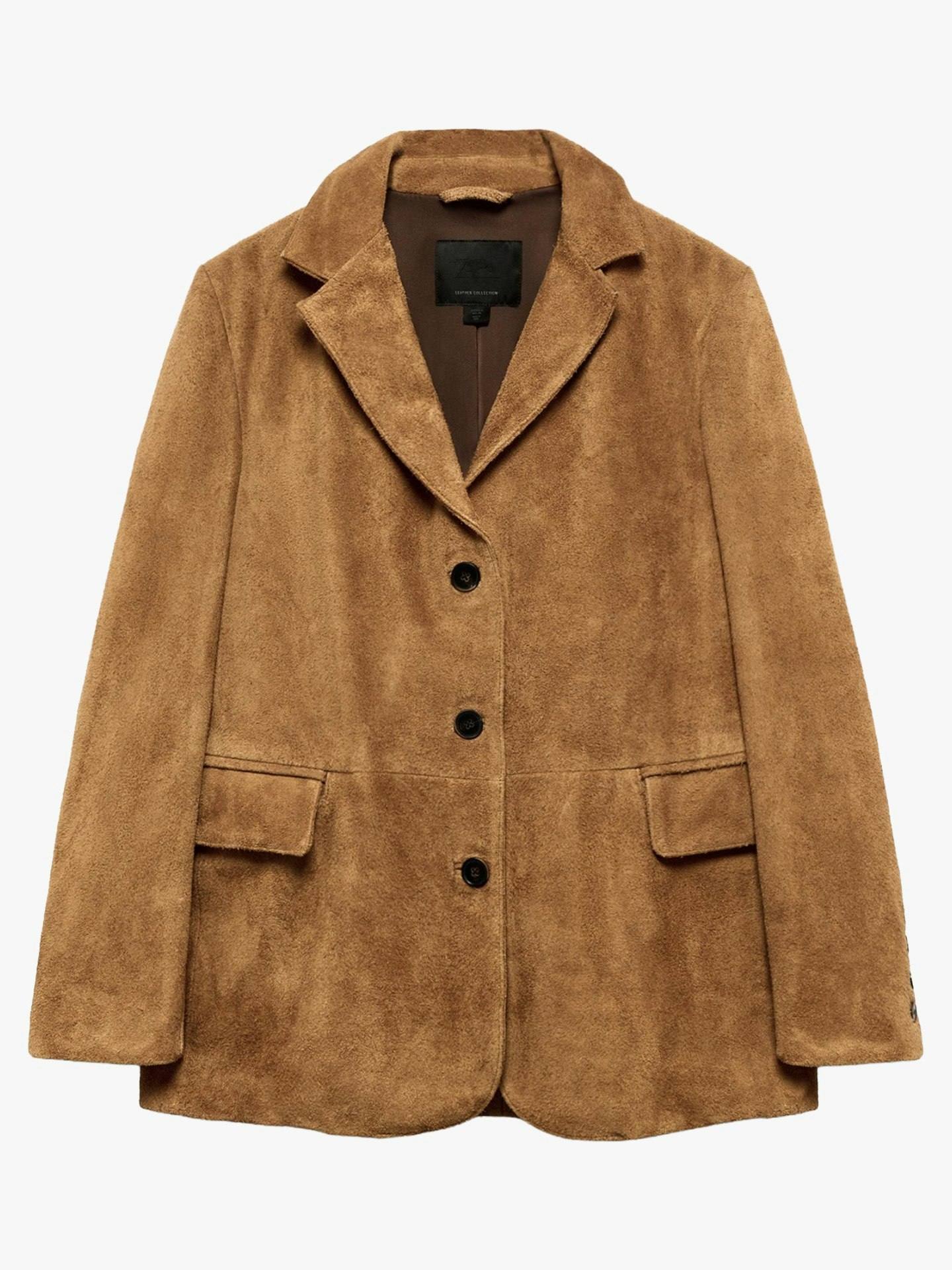 Zara, 100% Suede Oversize Jacket