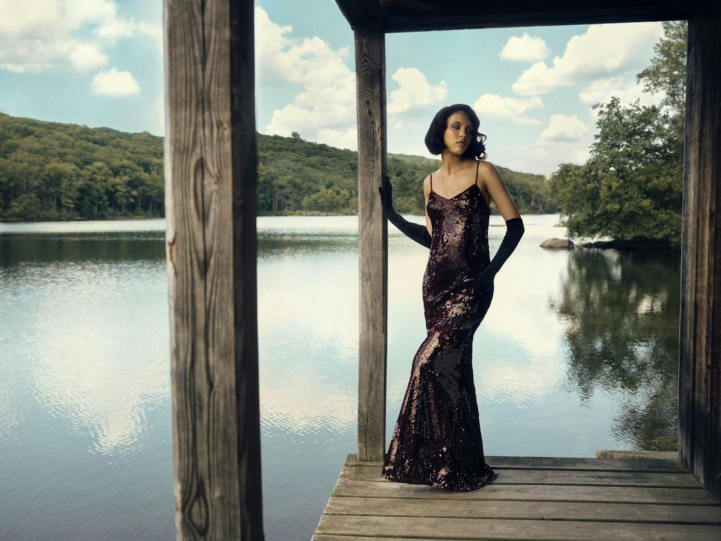nara smith green dress I am trying to find this green dress Nara Smith wore for her Erewohn collab  : r/findfashion