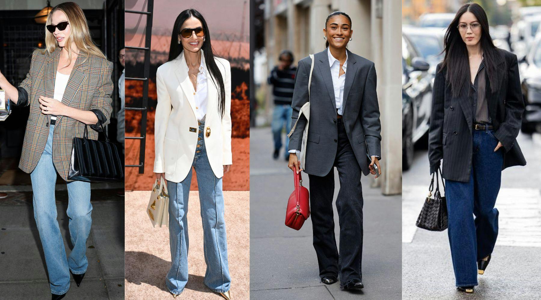 Blazer und Jeans sind die einfachste Outfit-Kombination, die man ...