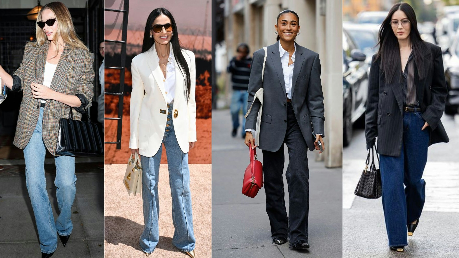 Blazer und Jeans sind die einfachste Outfit-Kombination, die man ...