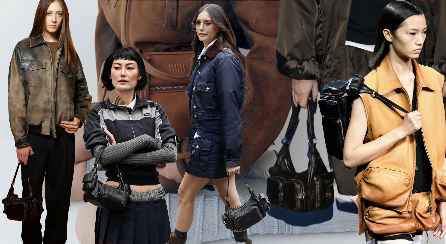 バッグ SS1996 MIU MIU LEATHER POCKET BAG SS1996 MIU MIU LEATHER POCKET BAG - メルカリ