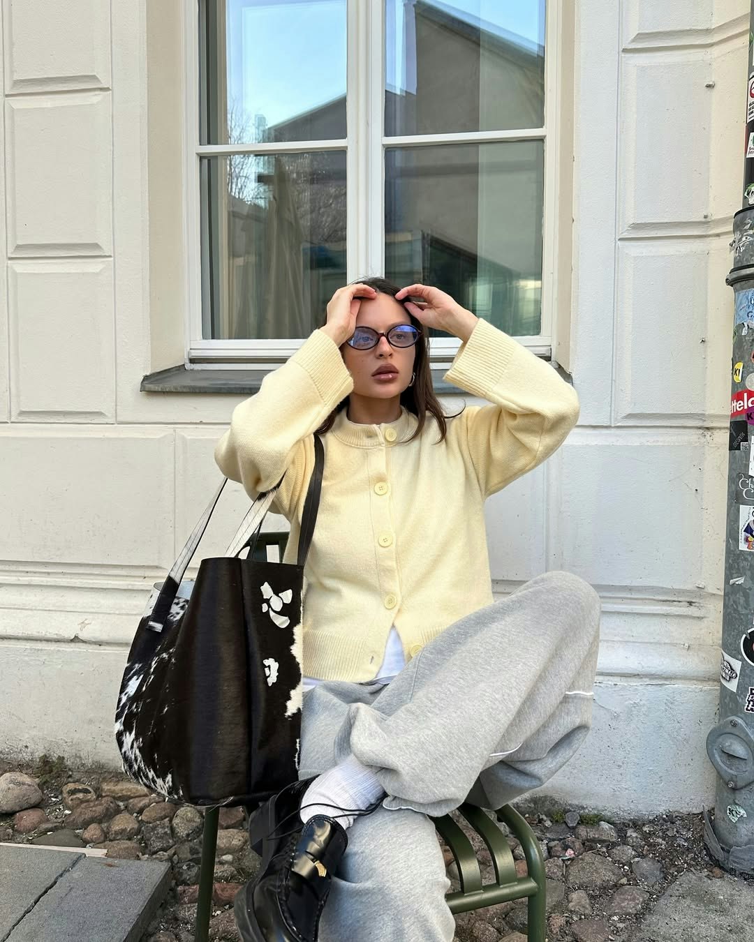 butter yellow knitwear