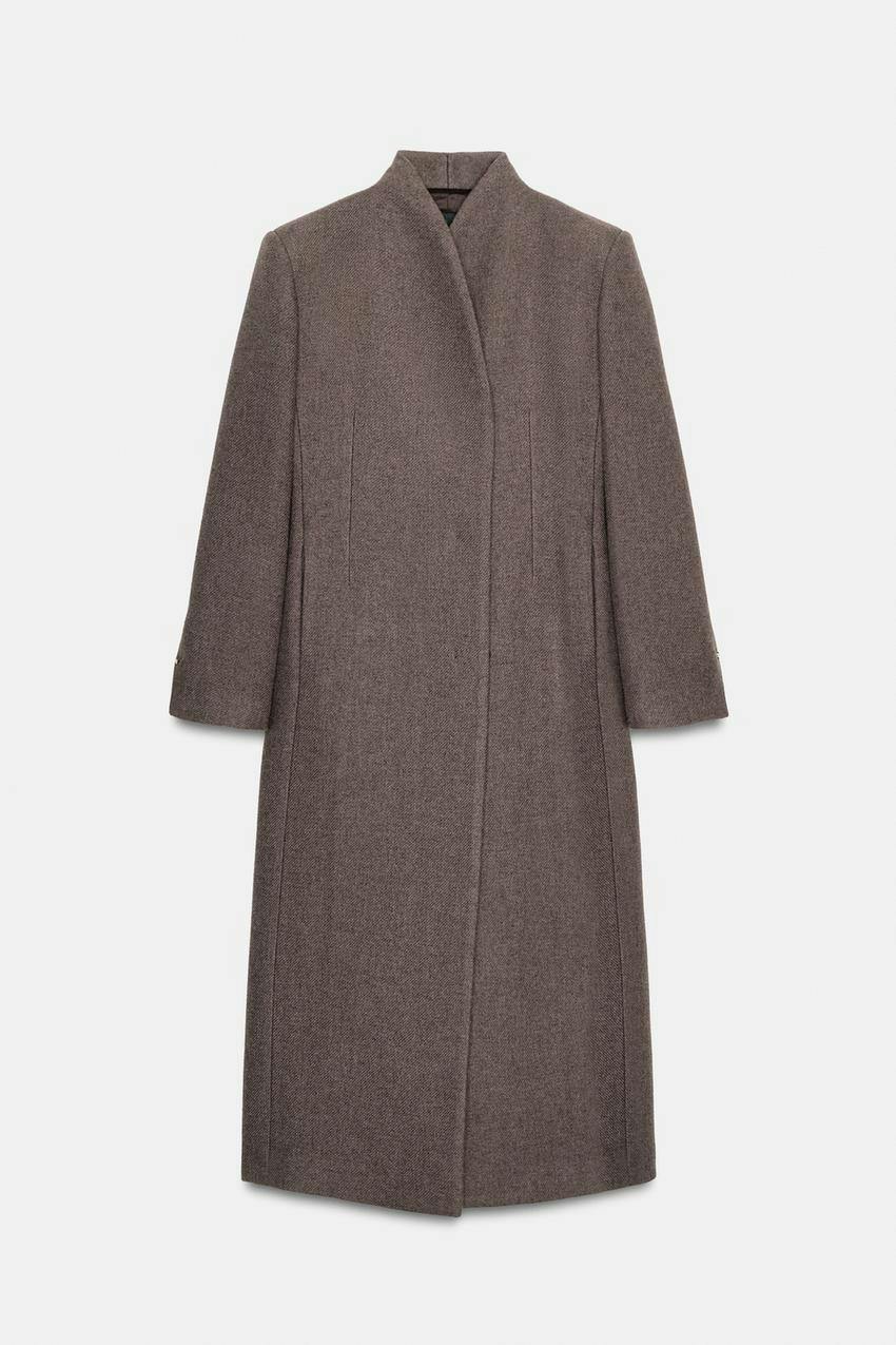 ZARA ZW COLLECTION MANTECO ウールコート ショート丈 ザラ 【公式通販】