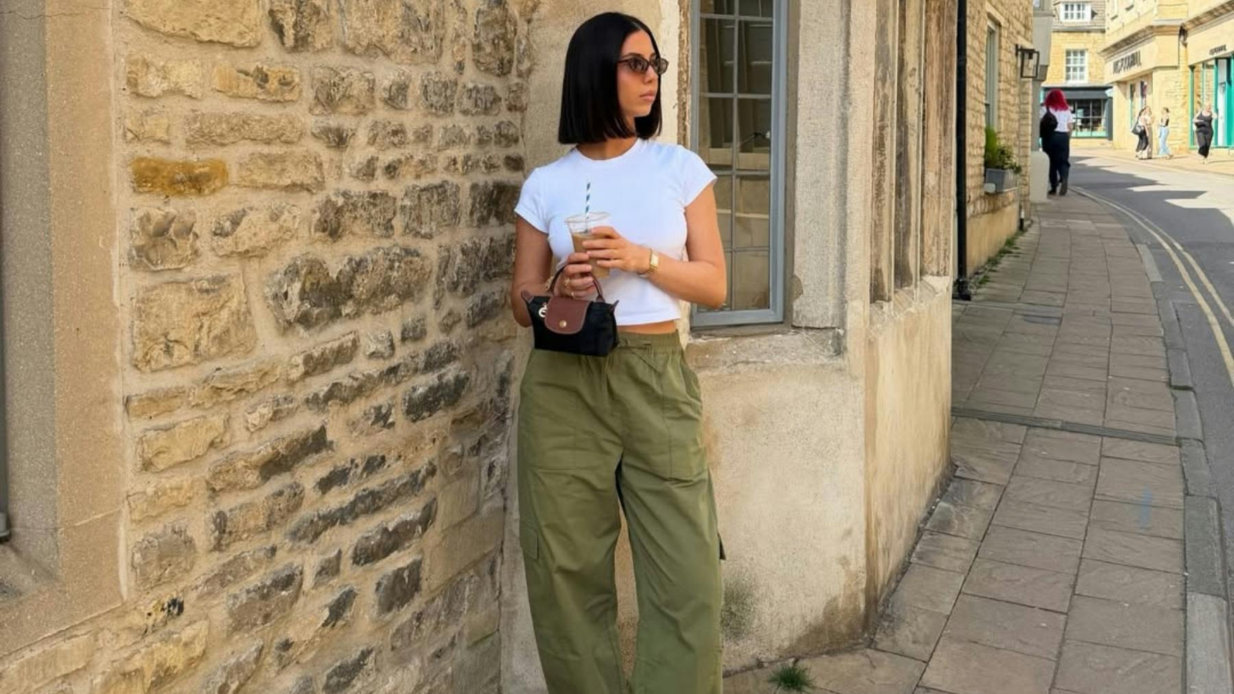 Ro&Zo's Khaki Cargos Are The Spring Trousers You Need