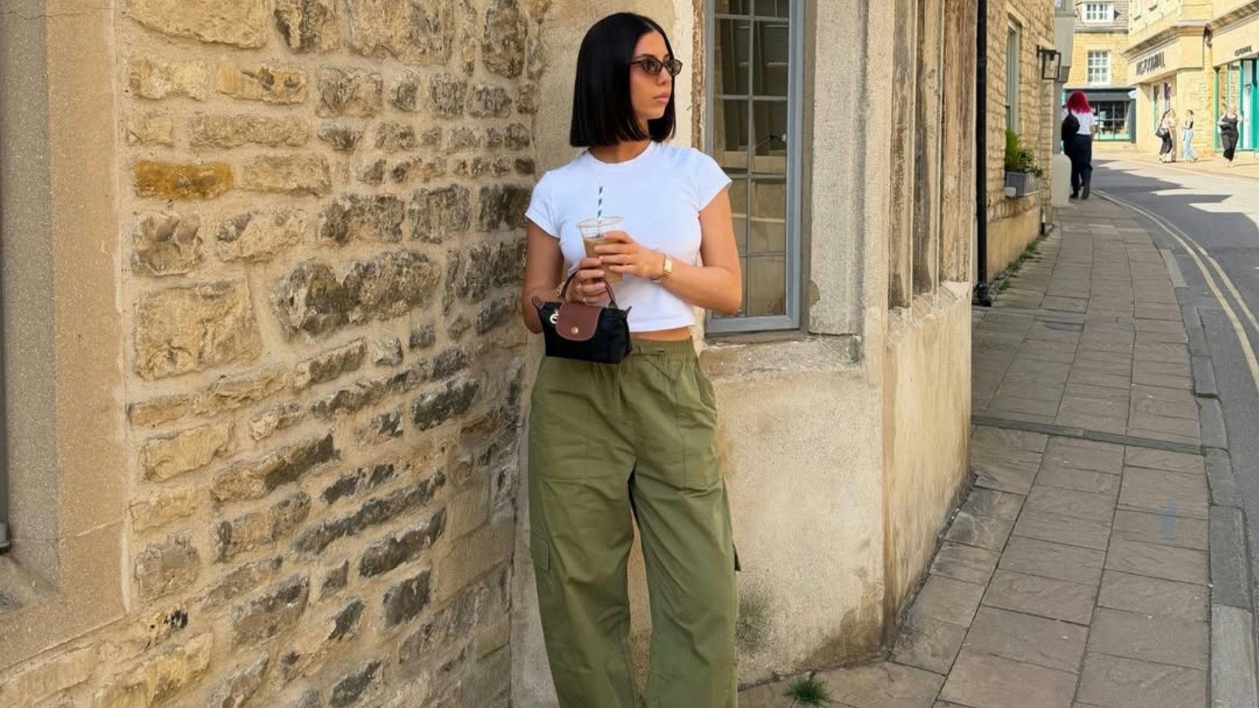 Ro&Zo's Khaki Cargos Are The Spring Trousers You Need