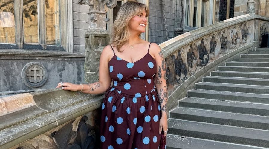 brown polka dot dress topshop Burgundy Cord Chiara Pinafore Mini Dress