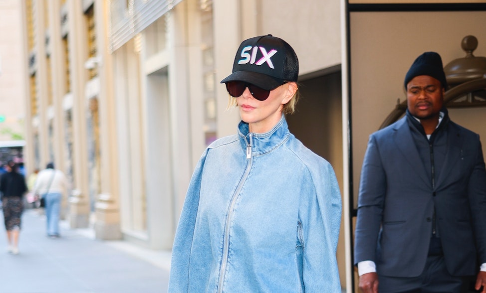 Charlize Theron Is The Poster Girl For Spring’s Most Divisive Trousers