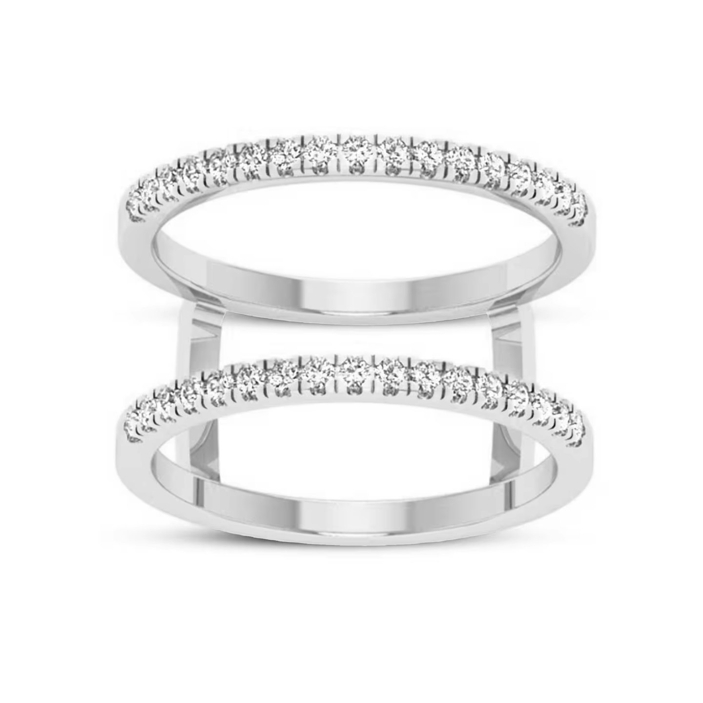 Ring Enhancer Compatible With Oura Ring in Silver 