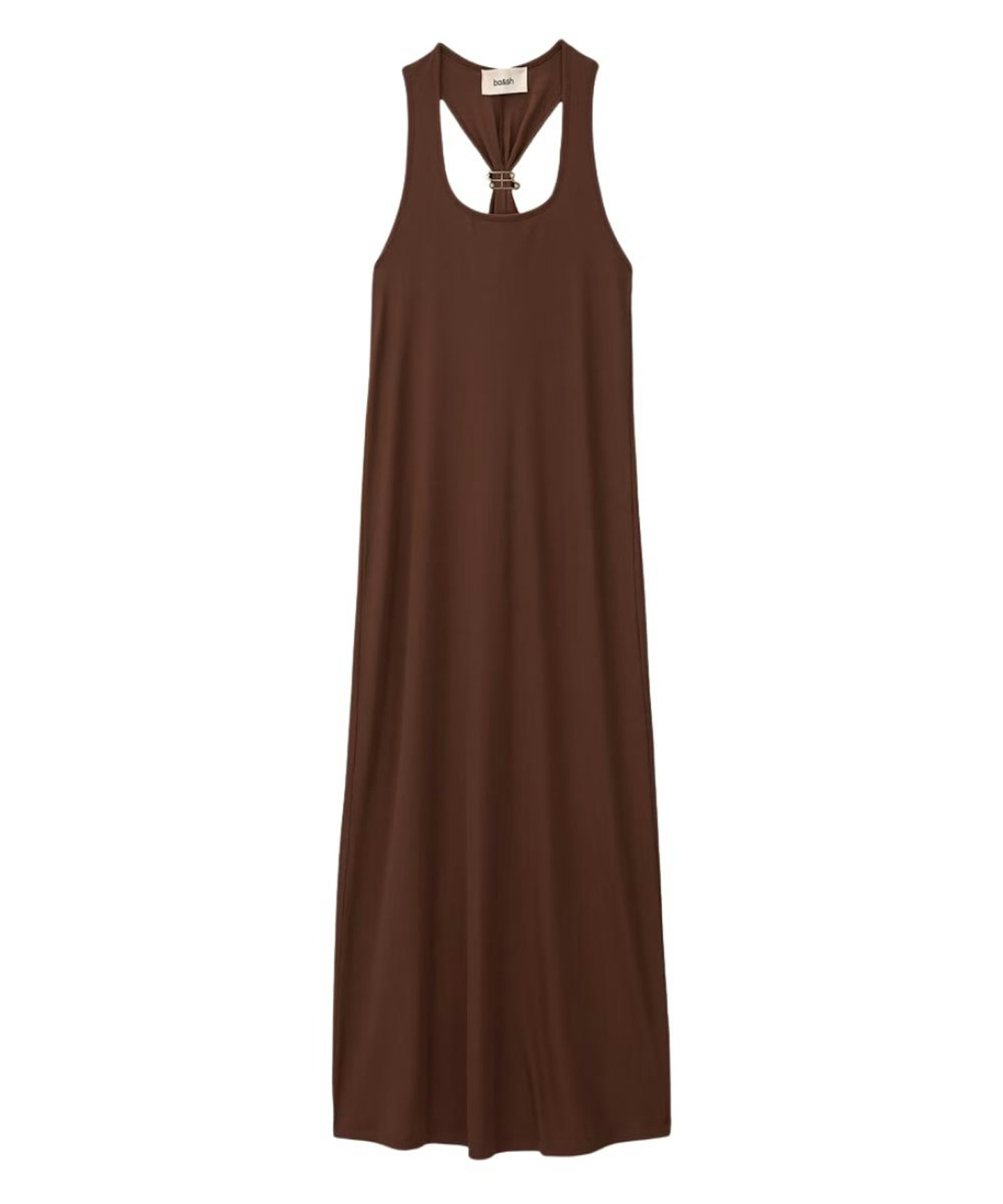 bella hadid brown dress Bella Hadid Makes Cannes Arrival in Corset-stitched Minidress & Prada