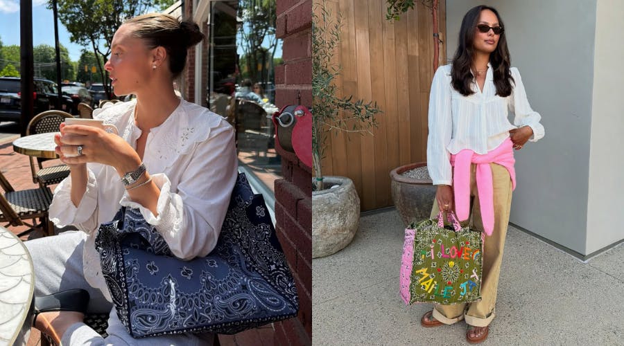 This Is The Chic Bandana Bag Brand You're Seeing Everywhere