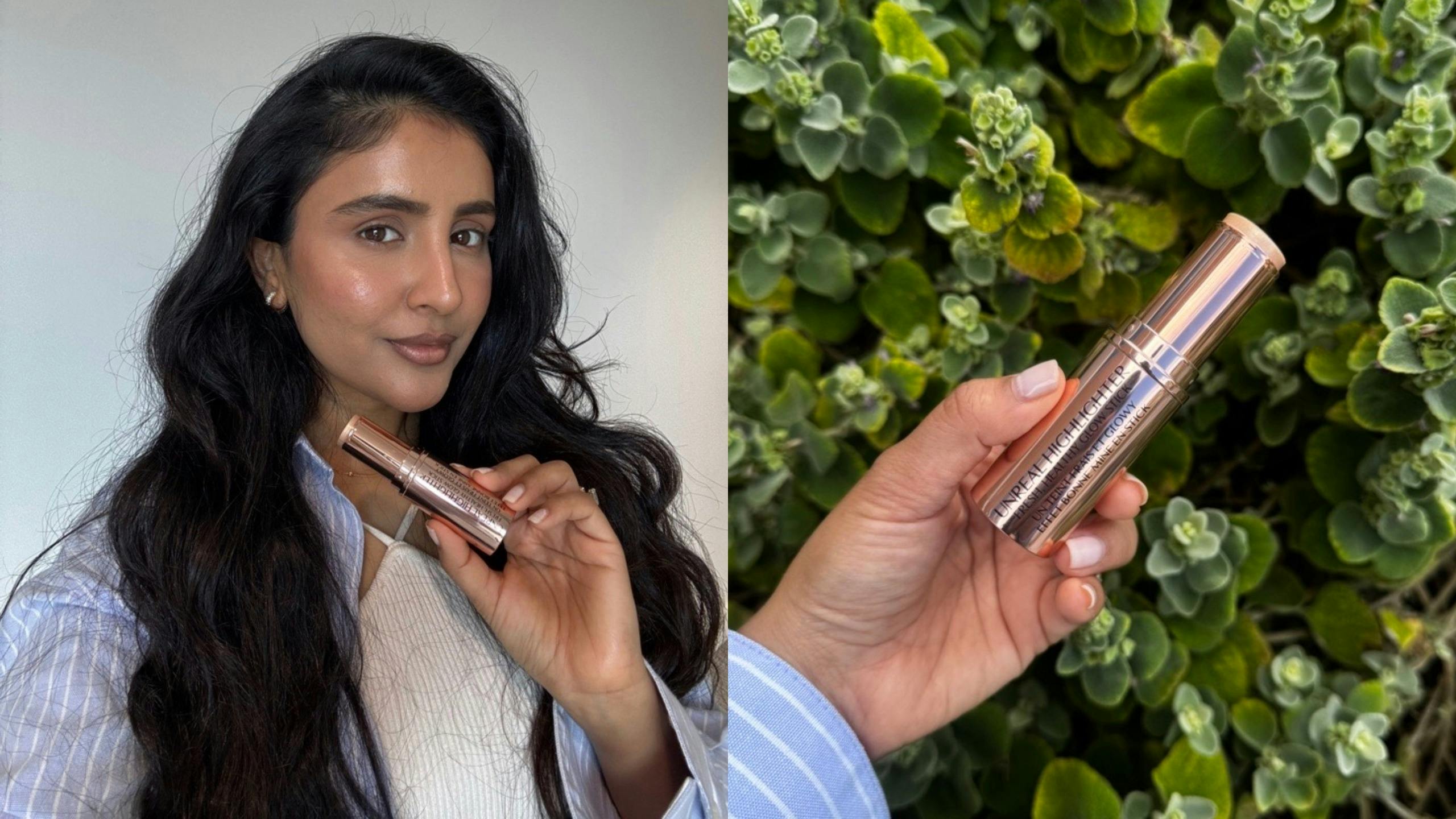 I never use highlighters on my acne-prone skin, but this glow giver has converted me for summer