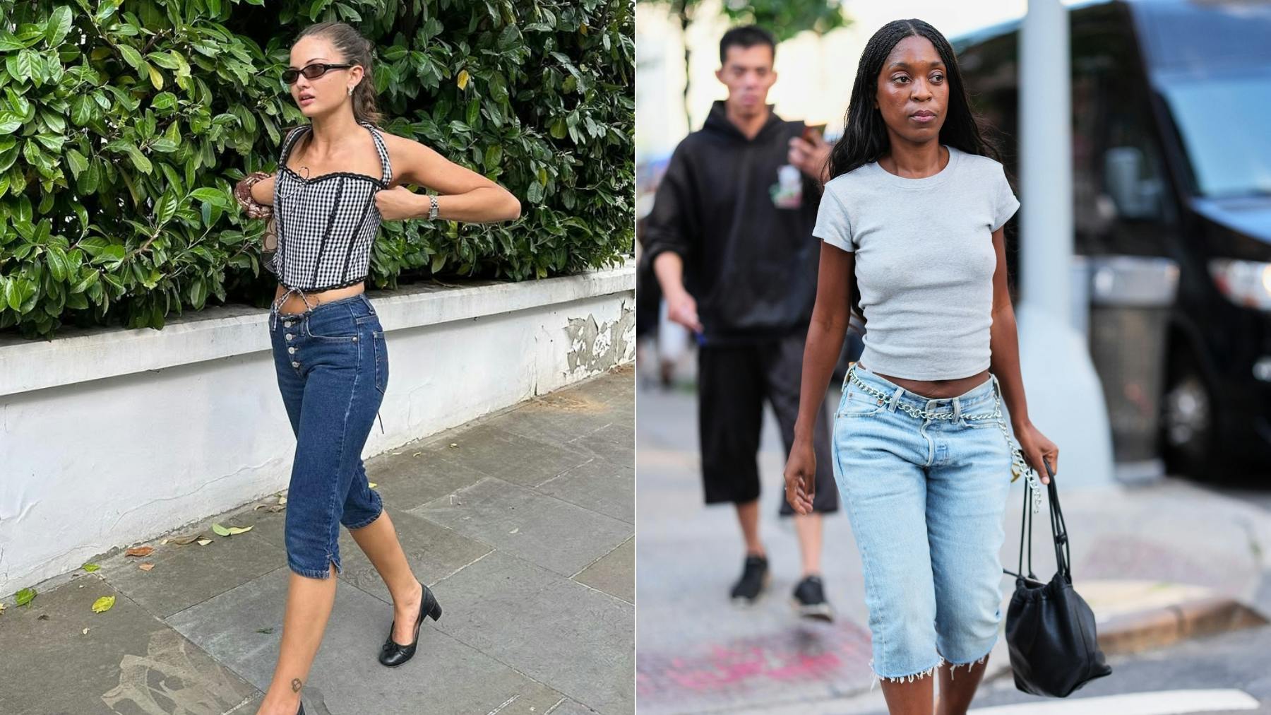 Not straight-leg or baggy " this is the summer denim trend cool girls are wearing instead