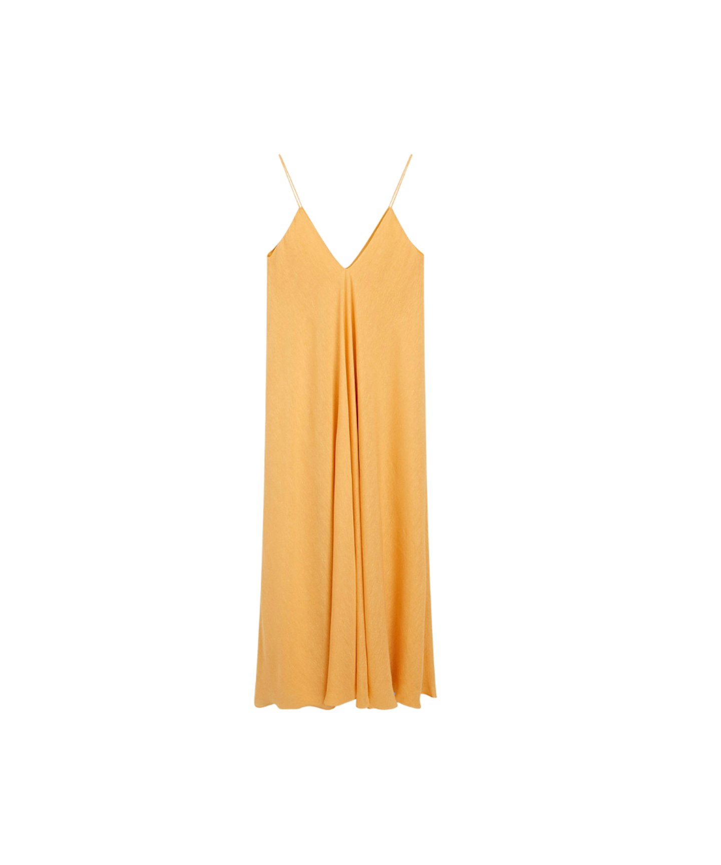 massimo dutti orange linen dress 100% Linen Halter Dress - Red - 4 - Massimo Dutti