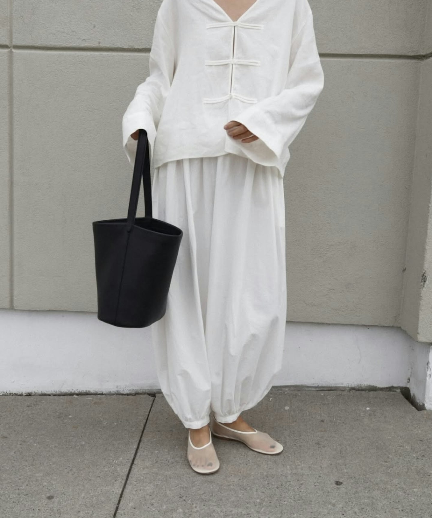 sheer ballet flats