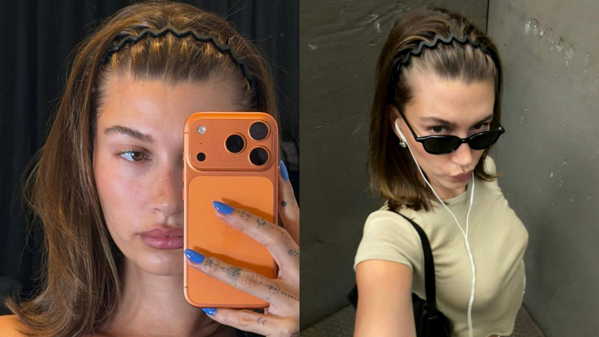 The '90s zigzag headband trend is back and this is the easy way to wear it now