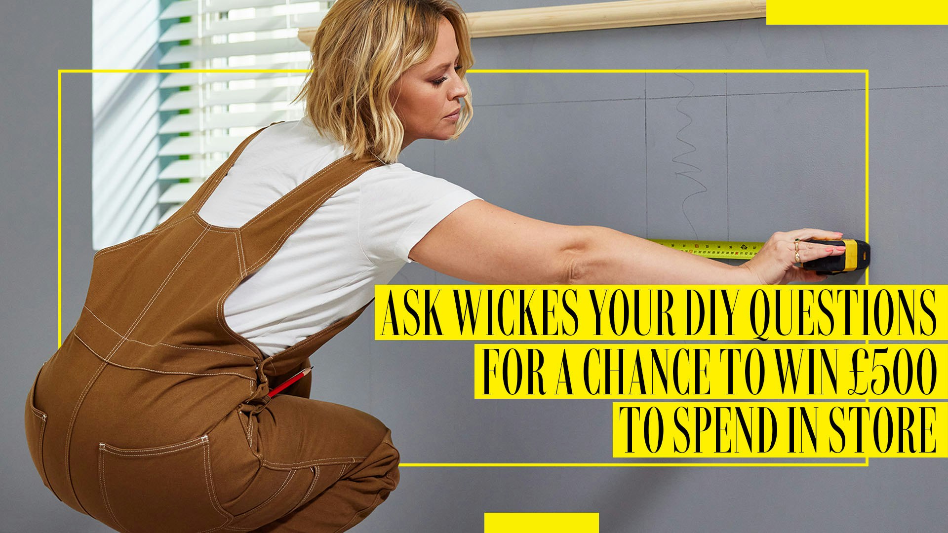 Need Some DIY Advice? Ask Wickes, You Could Win £500