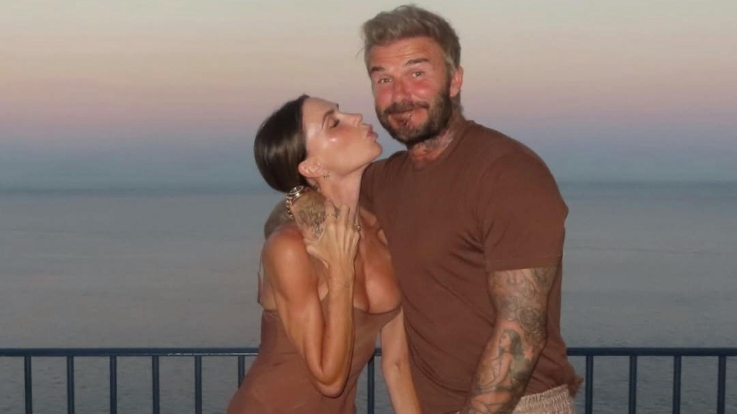 Victoria Beckham's Holiday Dresses Are A Fashionable Love Letter To David