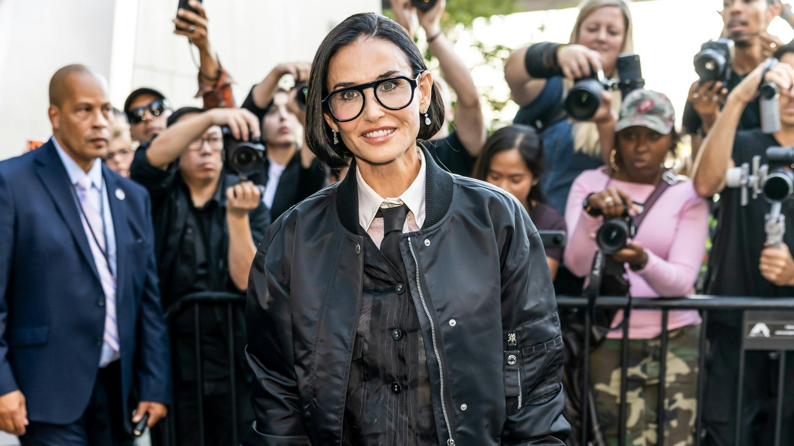 Demi Moore's New Contoured Bob Hides A Secret