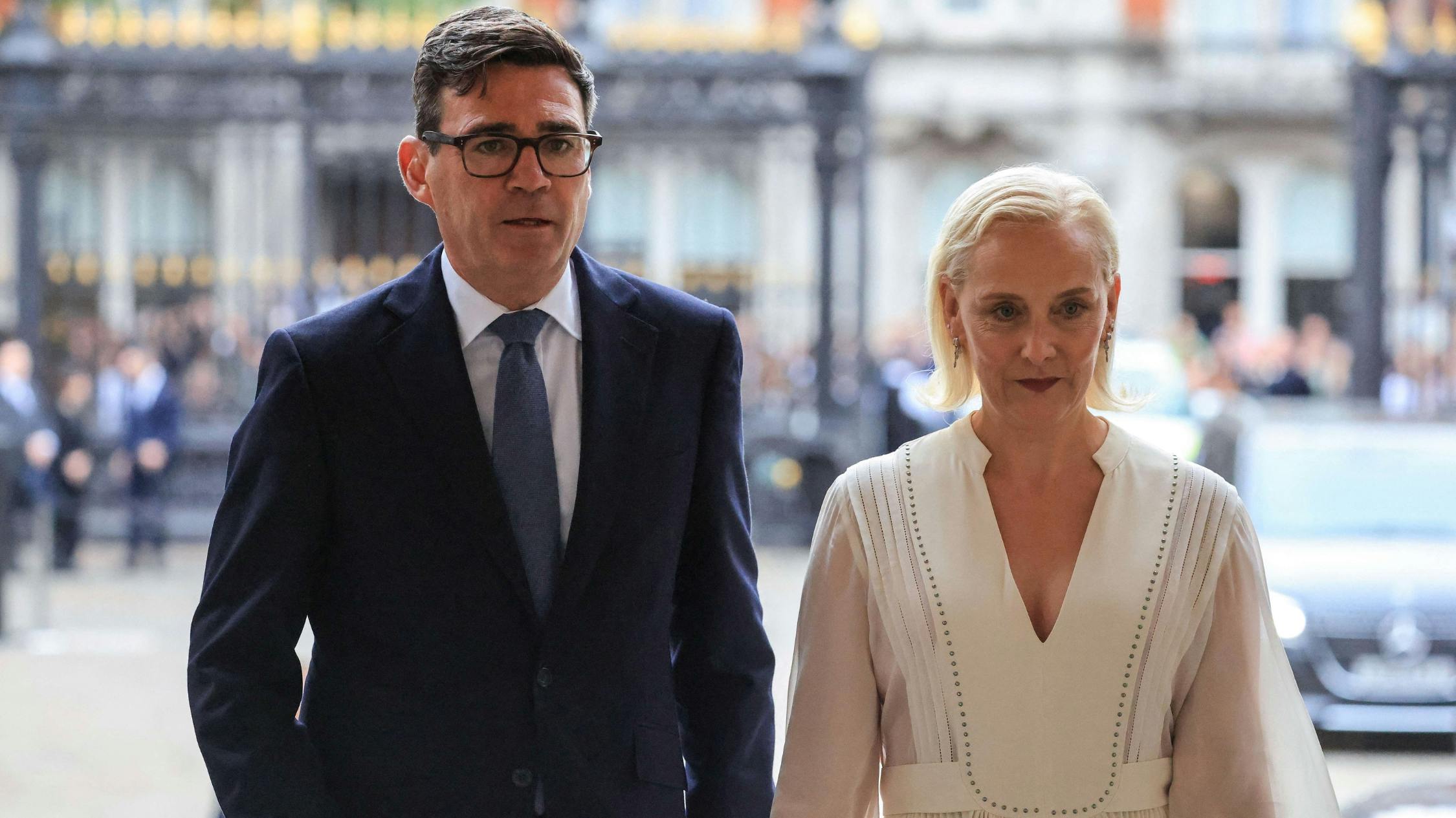 Marie-France van Heel just wore an elegant dress from this royal-loved British brand