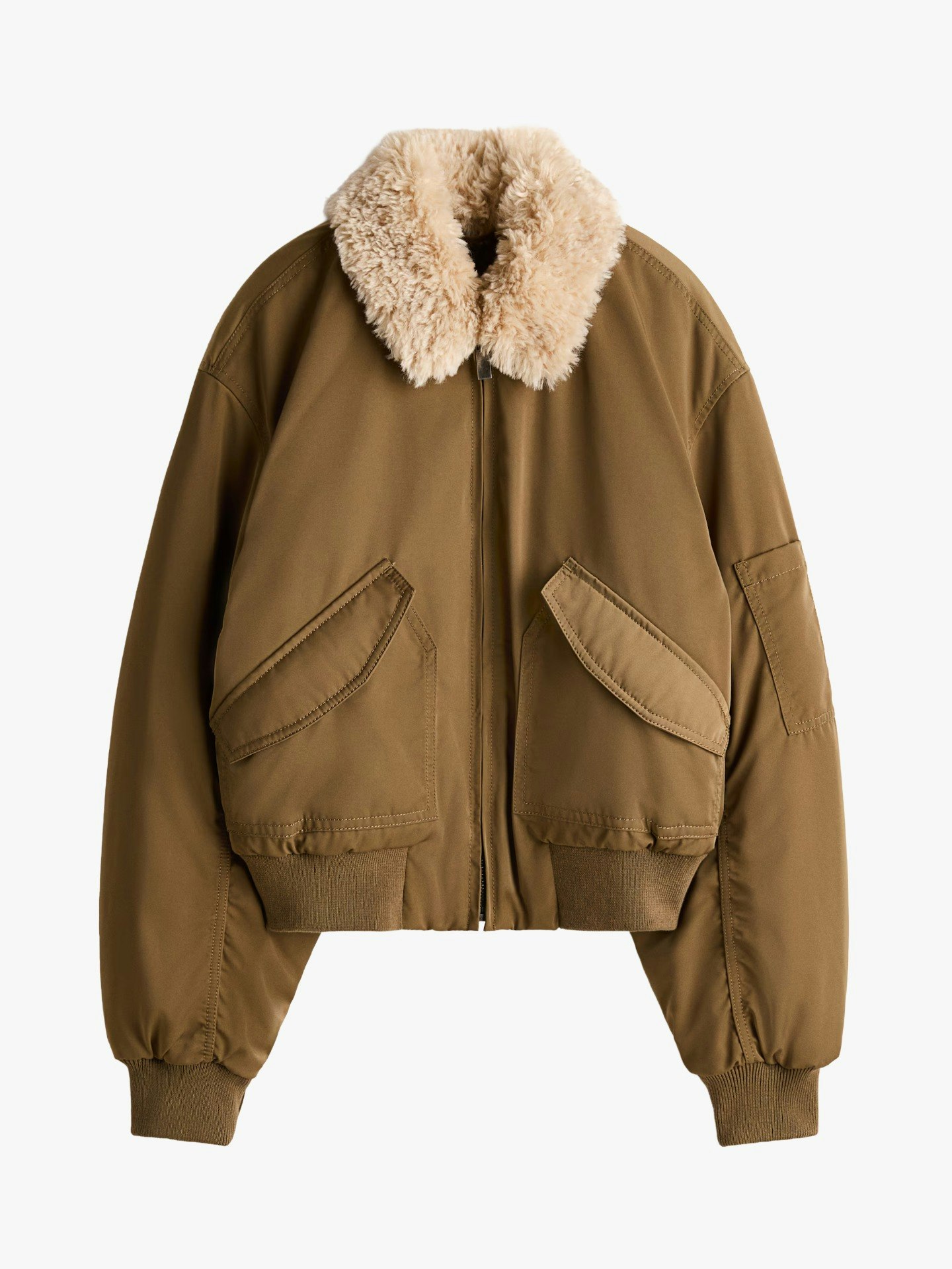 H&amp;M, Collared Bomber Jacket