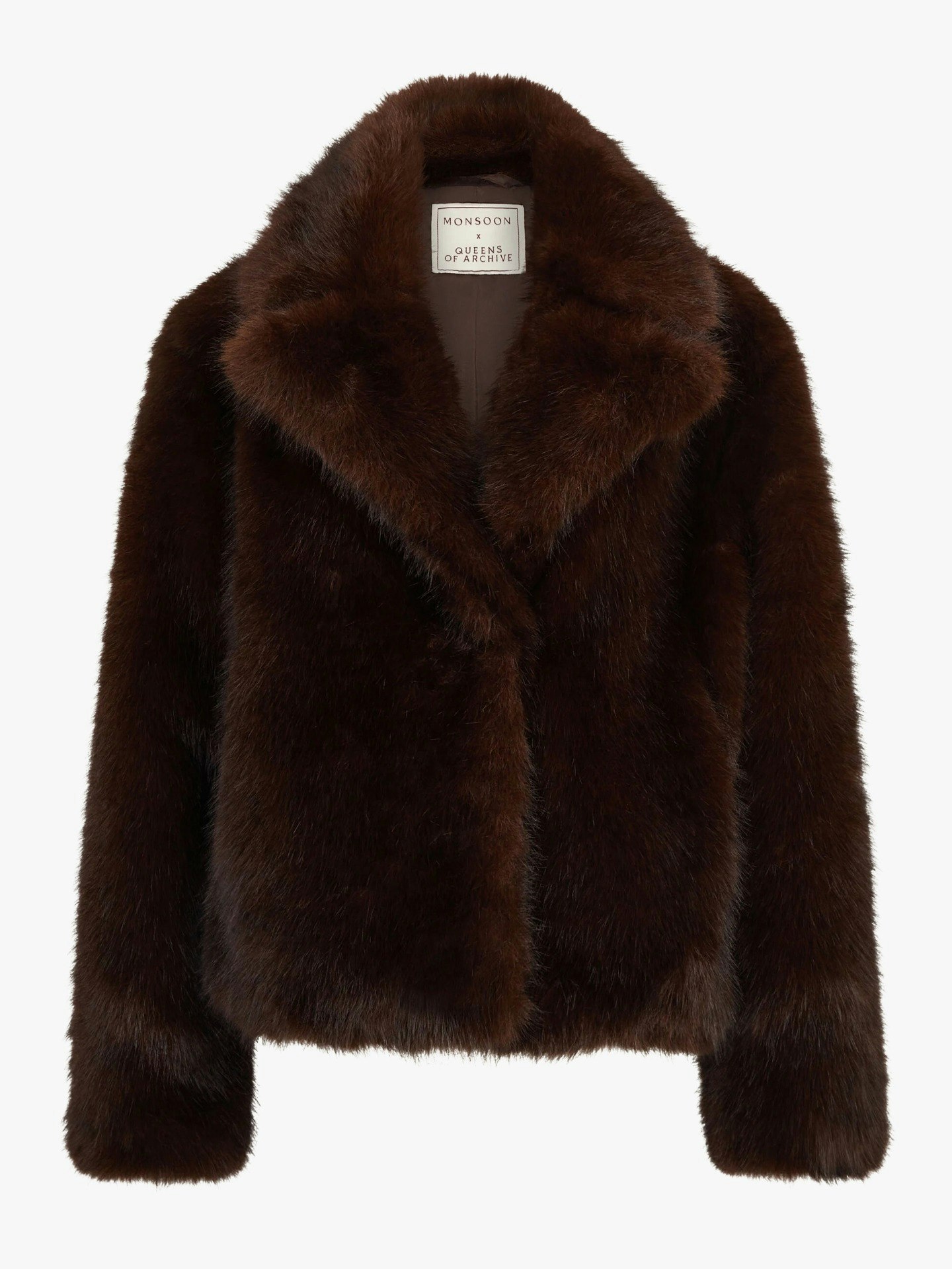 Betty Short Faux Fur Coat 