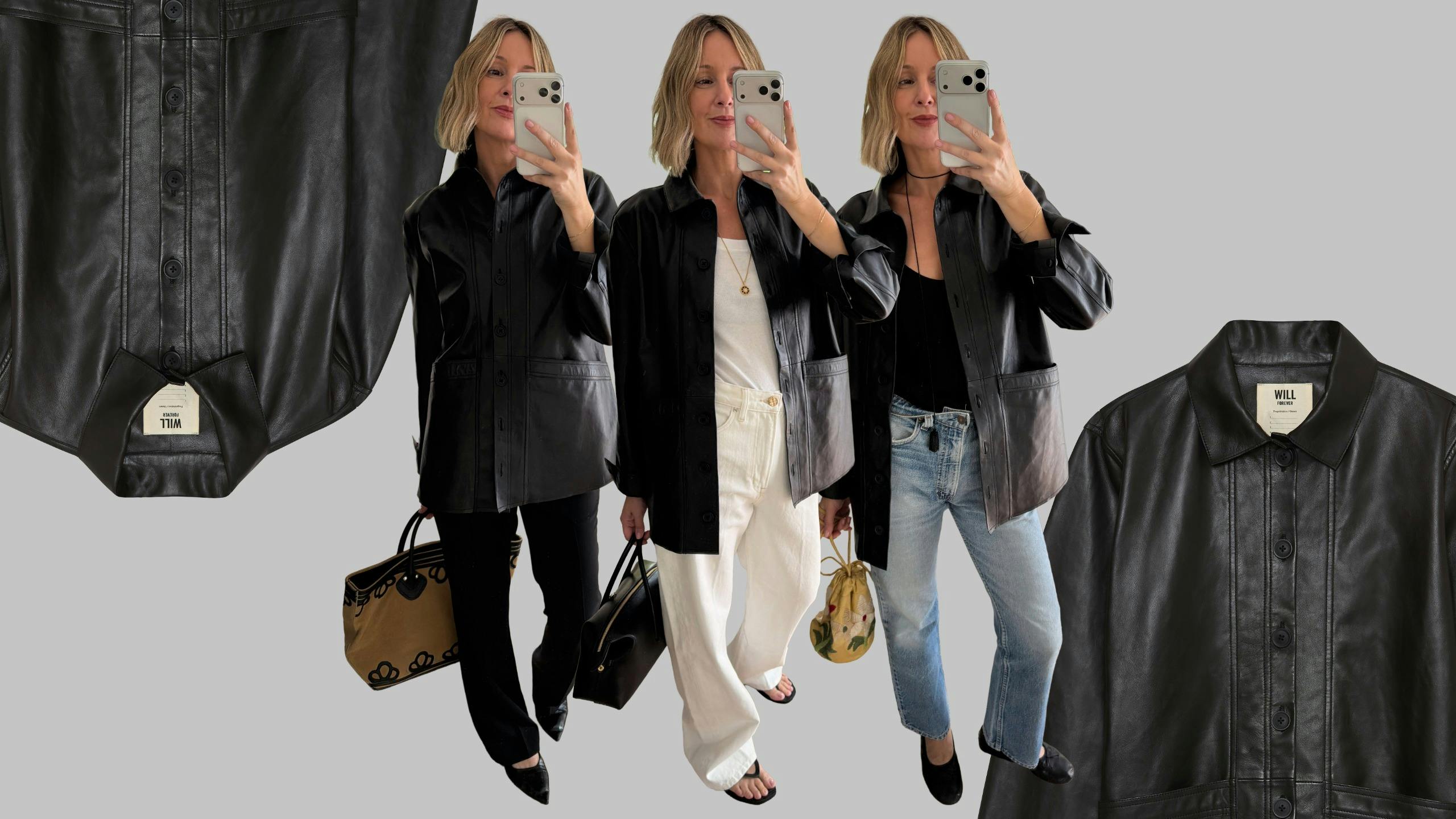 How To Wear A Leather Shirt This Autumn