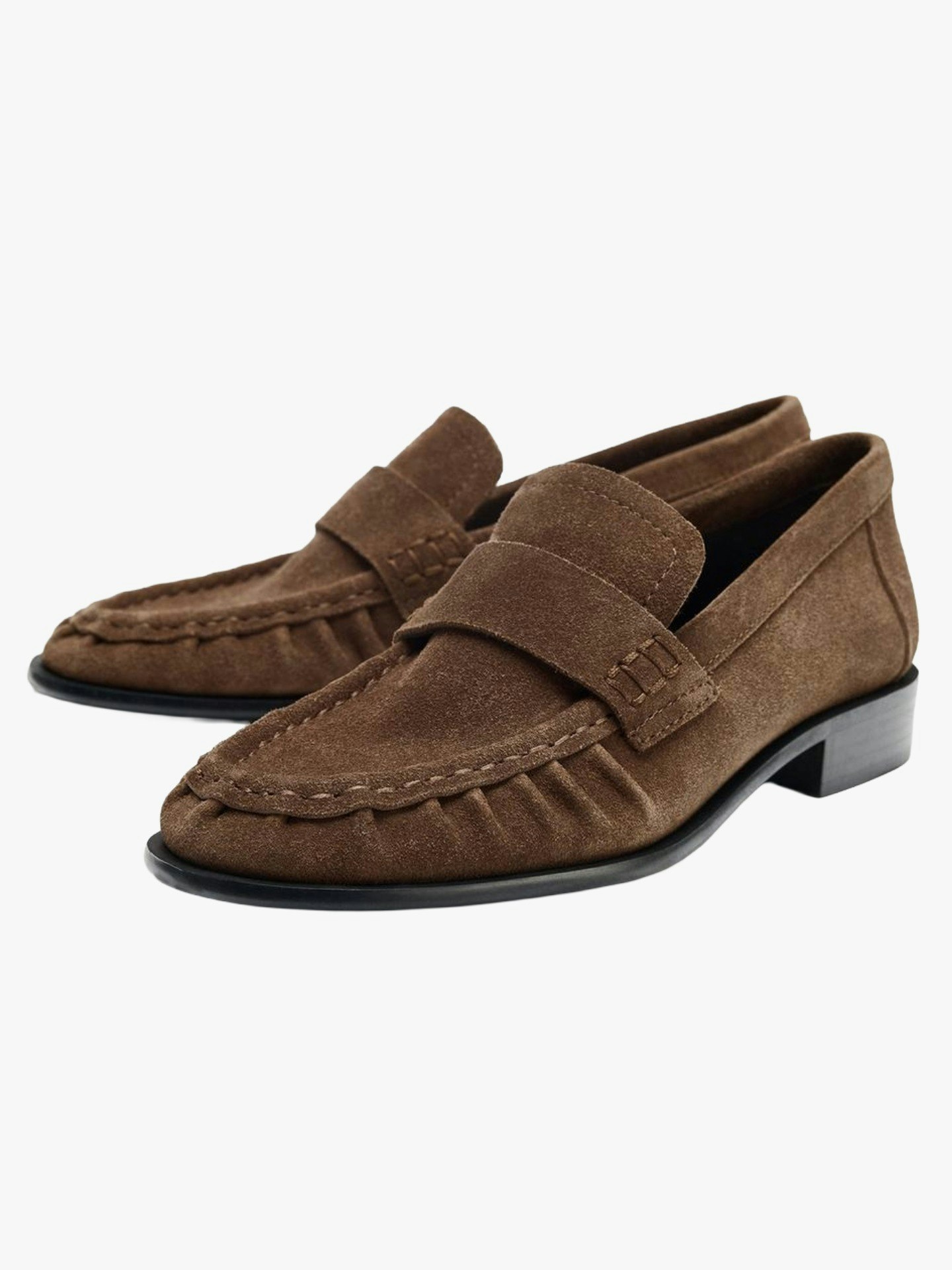Zara, Split Suede Loafers