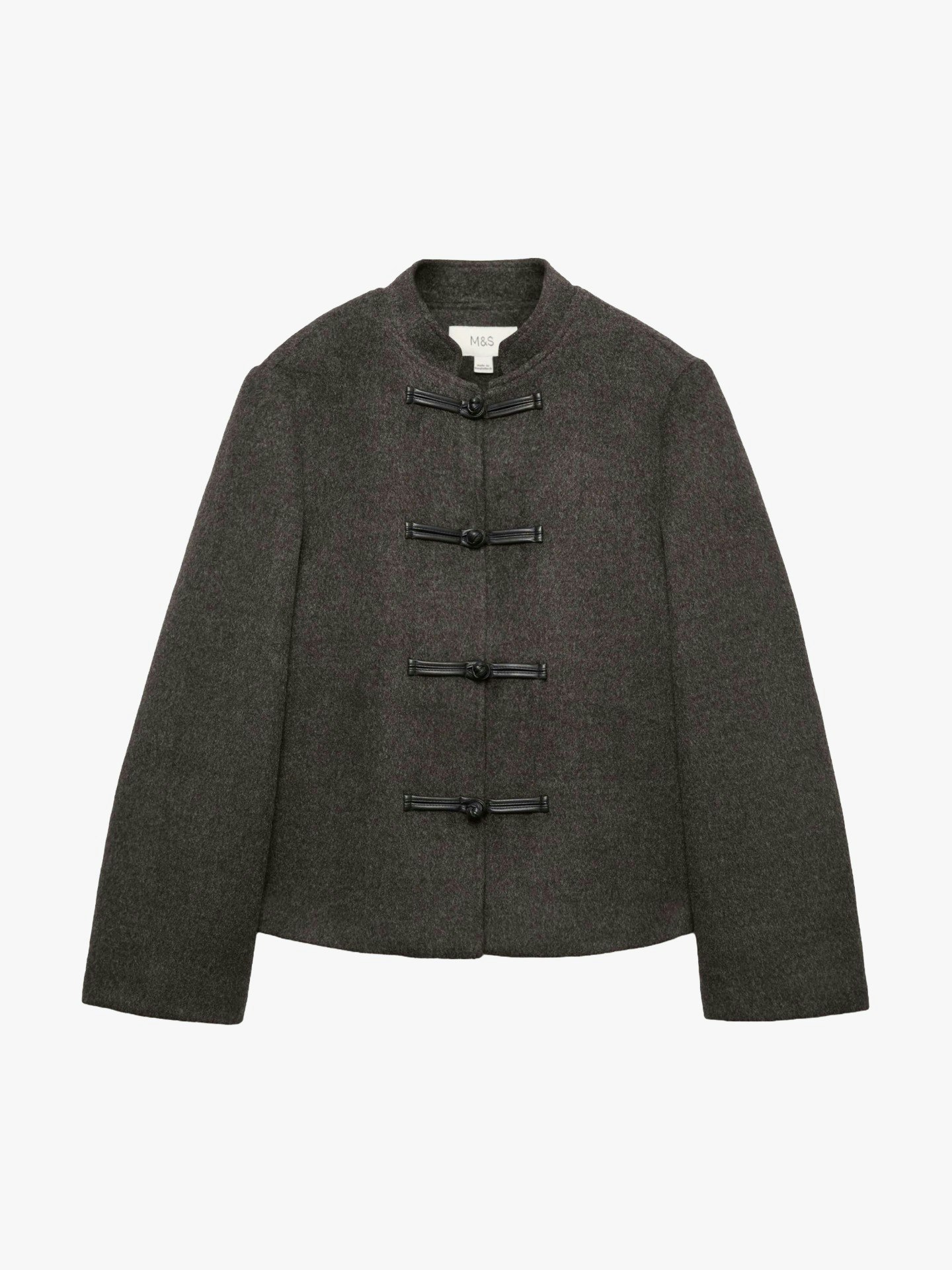 M&amp;S, Textured Knot Button Detail Short