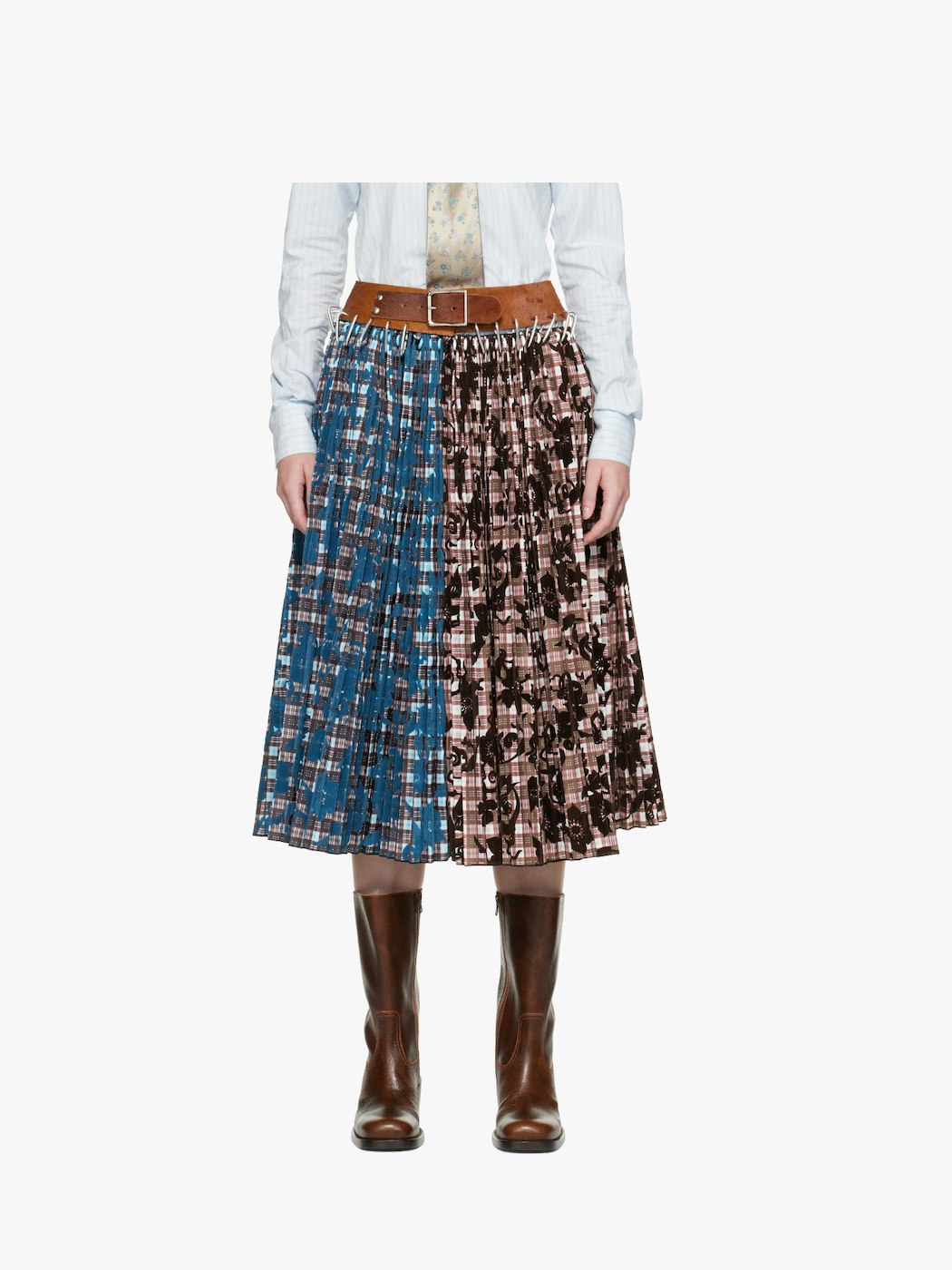 Chopova Lowena, Multicolour Lockhart Carabiner Midi Skirt