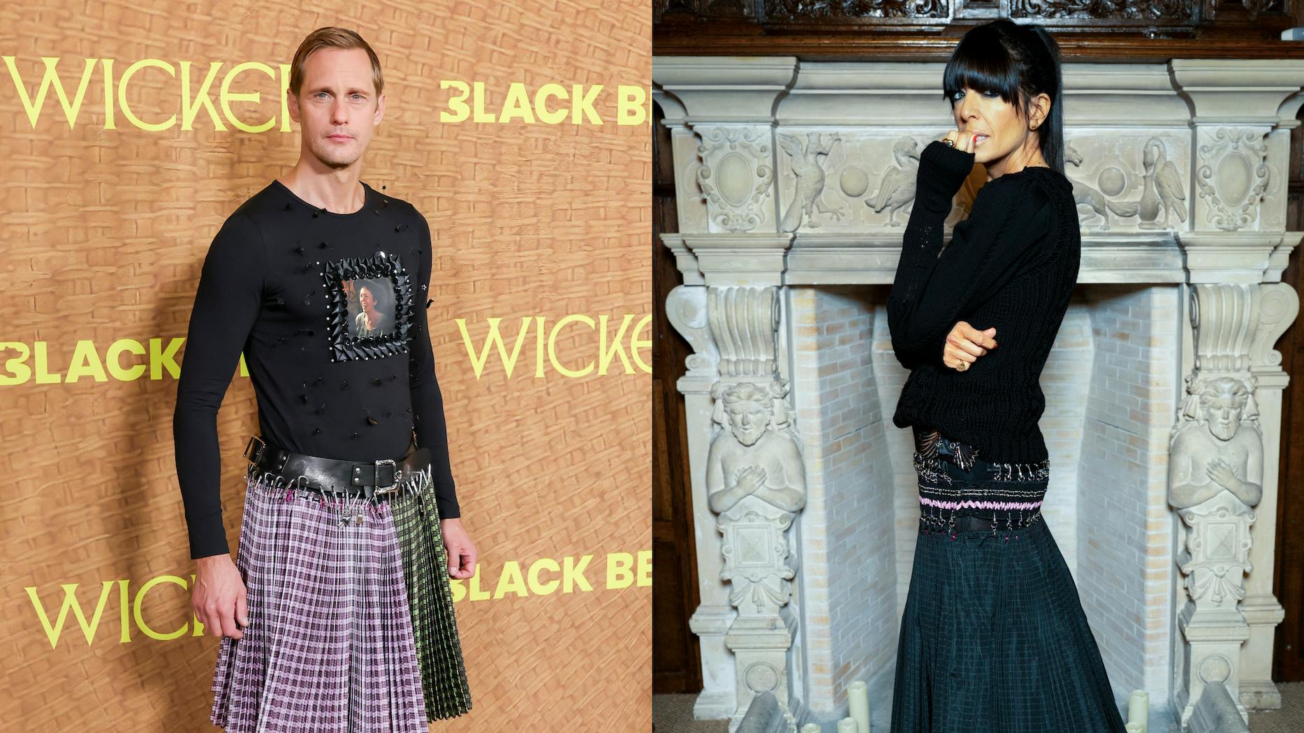 Alexander Skarsgård And Claudia Winkleman Love This Designer Skirt