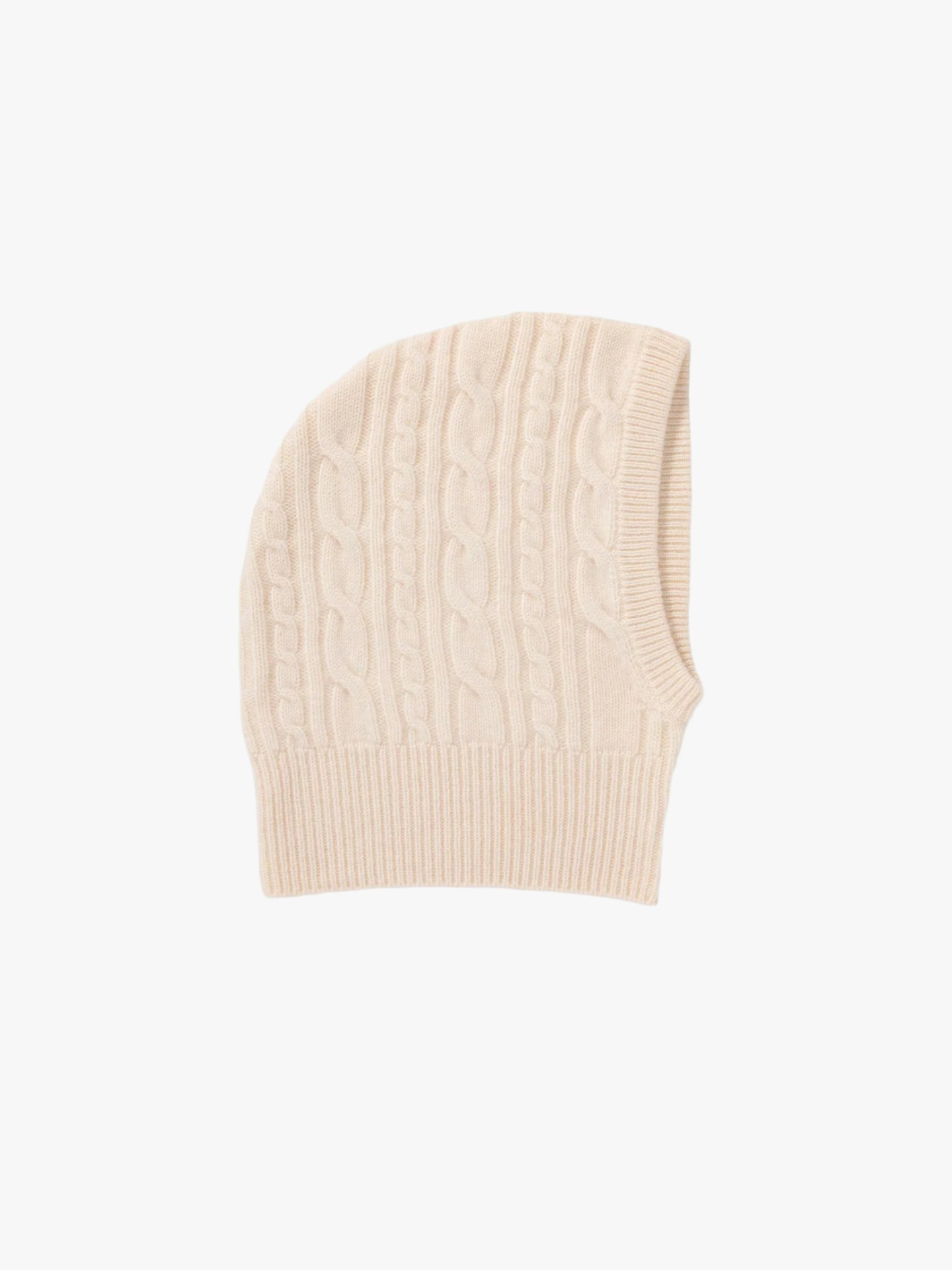 Kiltane, Cable Cashmere Hood - Cream