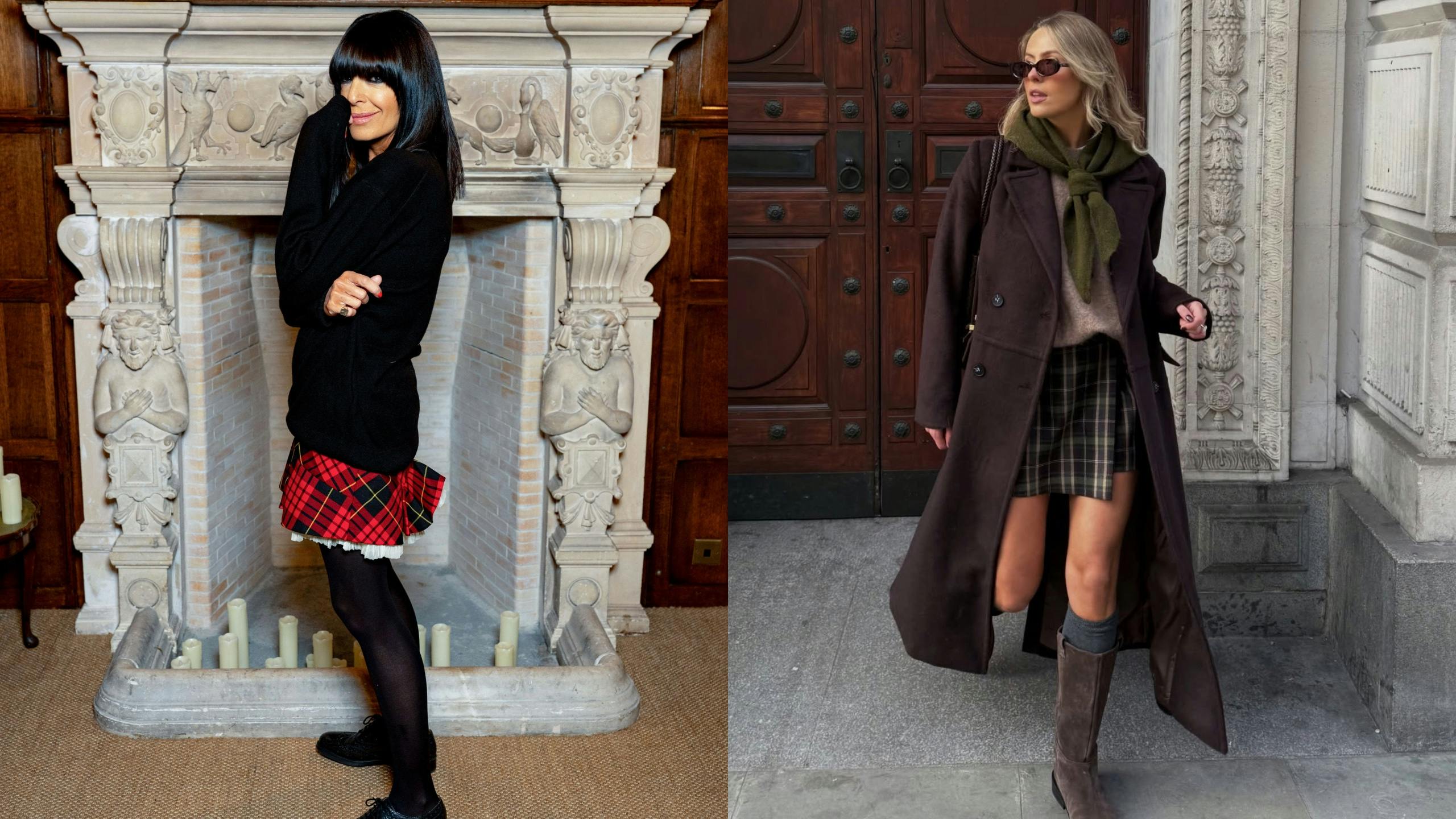 According To Claudia Winkleman, Plaid Mini Skirts Are Back