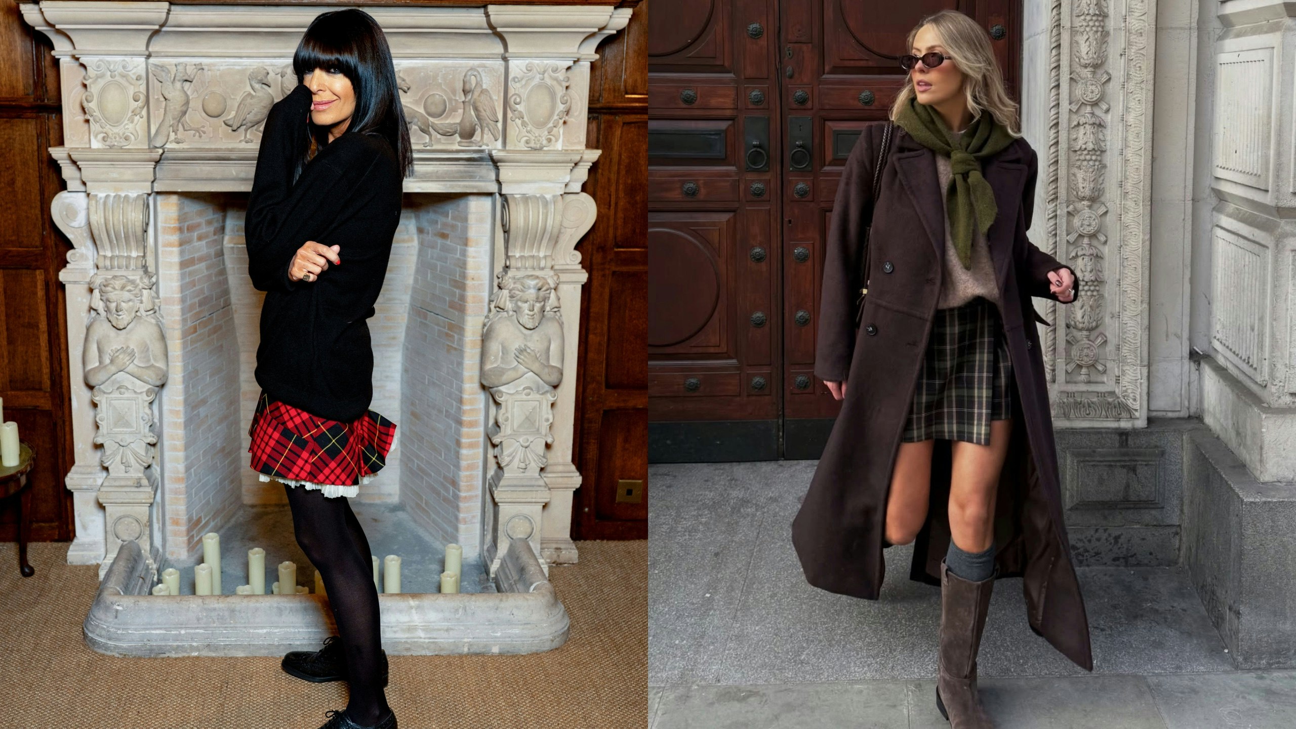 According To Claudia Winkleman, Plaid Mini Skirts Are Back
